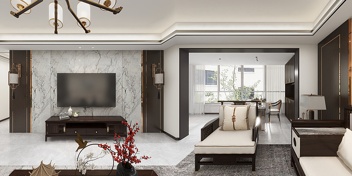 MC~-新中式-现代混搭-装修设计方案