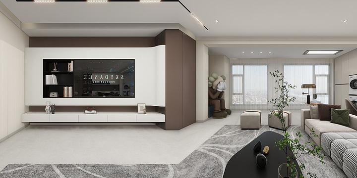 小米粥SU-新块-装修设计方案