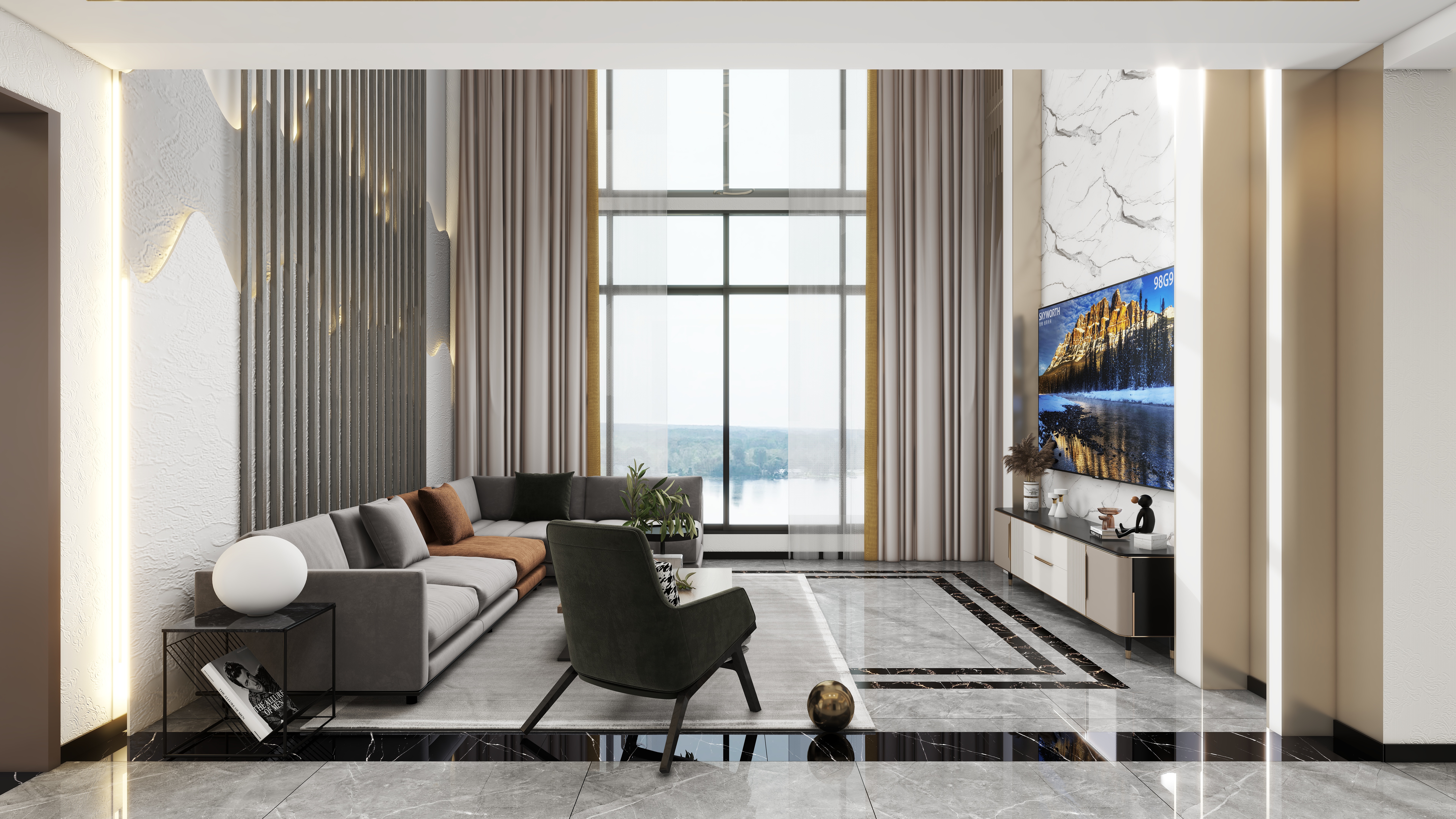 全屋定制设计321-现代-179㎡3室-装修设计方案