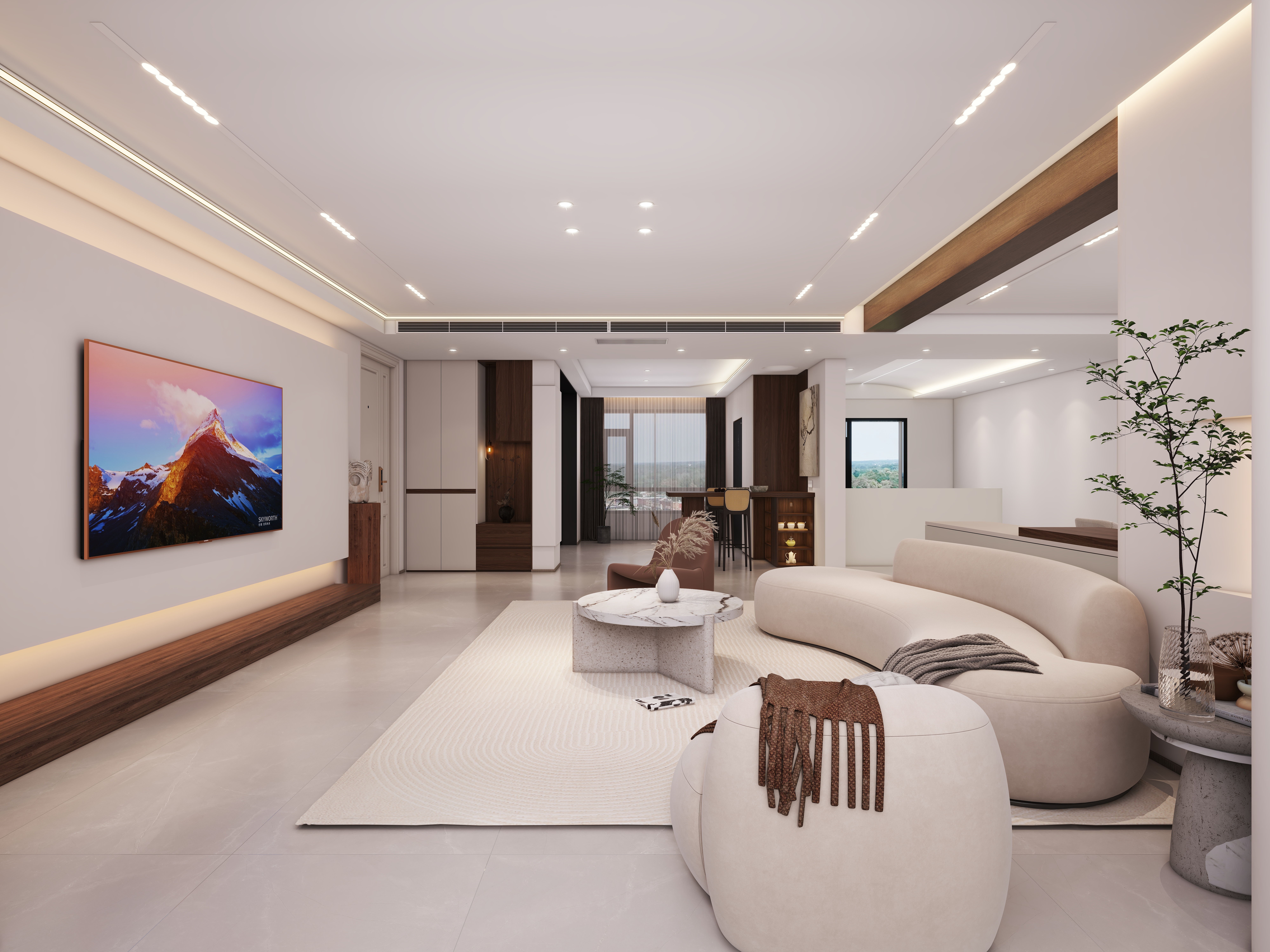 筑家装饰公司-香悦四季下跃效果图22-装修设计方案