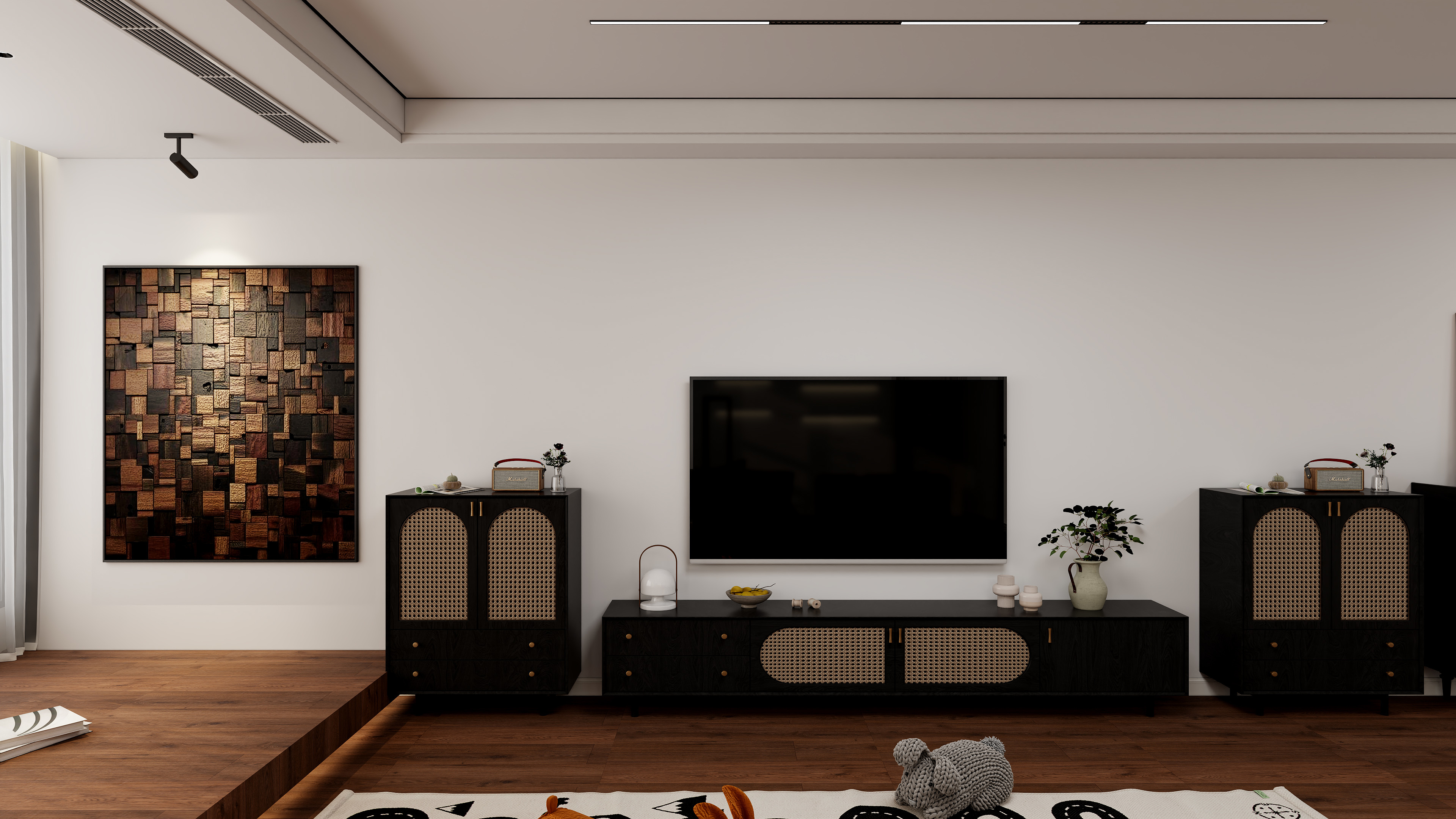 木乙山禾全案设计丨王昊-长沙-保利天汇-复古风-装修设计方案