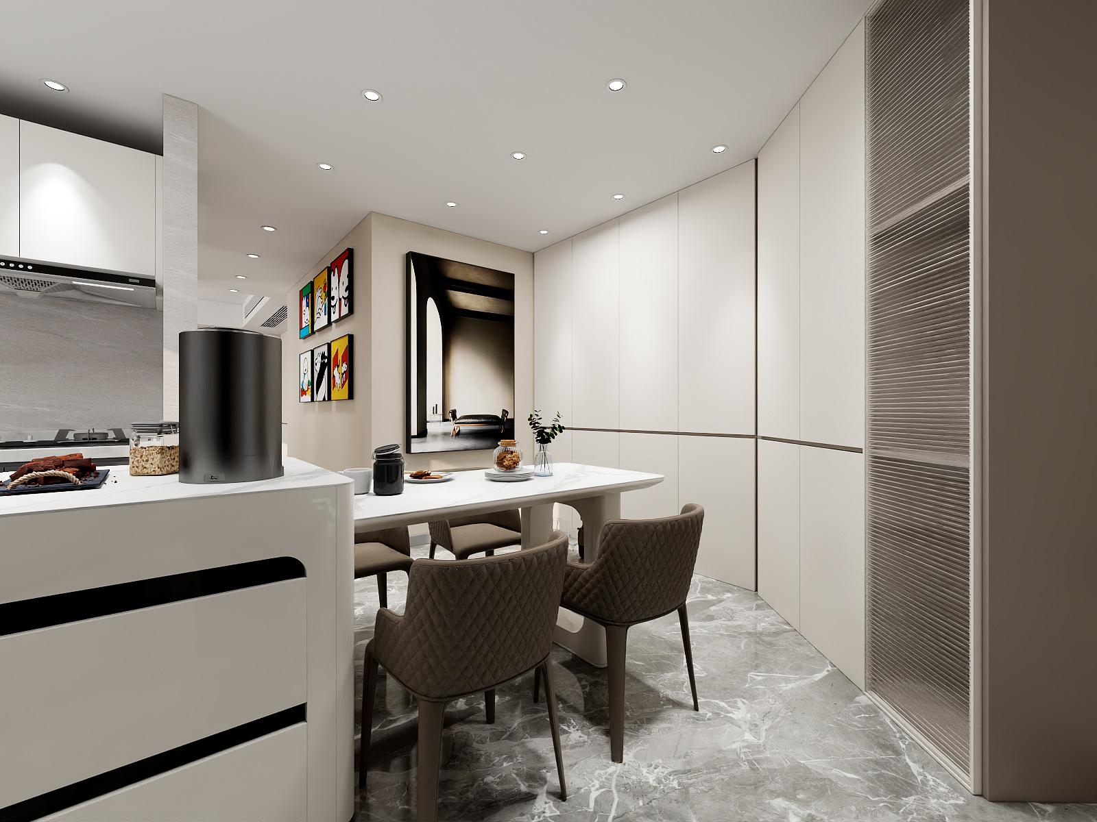 沐禾居设计工作室-渝能明日城市86㎡2室装修效果图