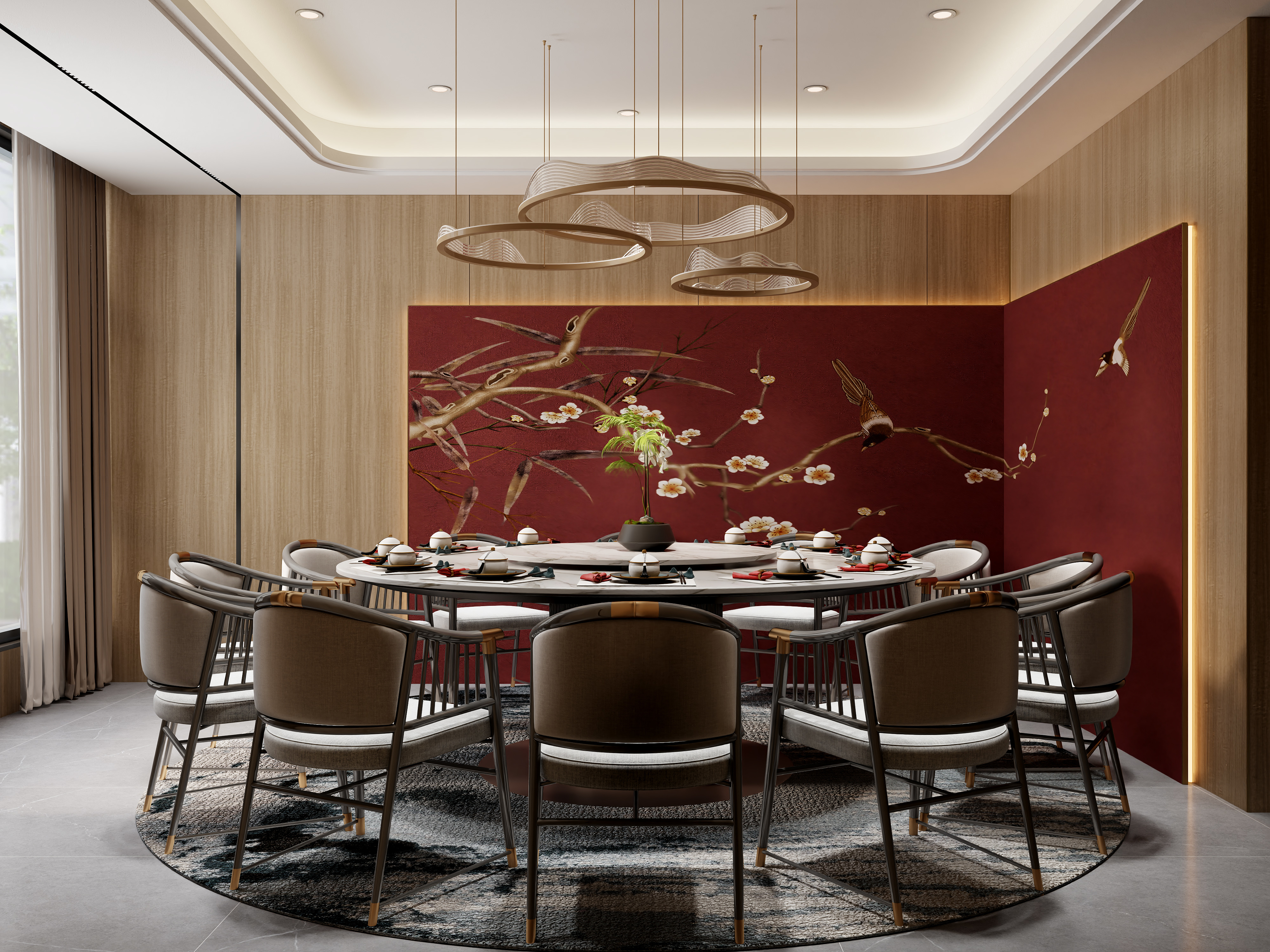 WANGJC一-2024.5.16饭店包间设计-装修设计方案