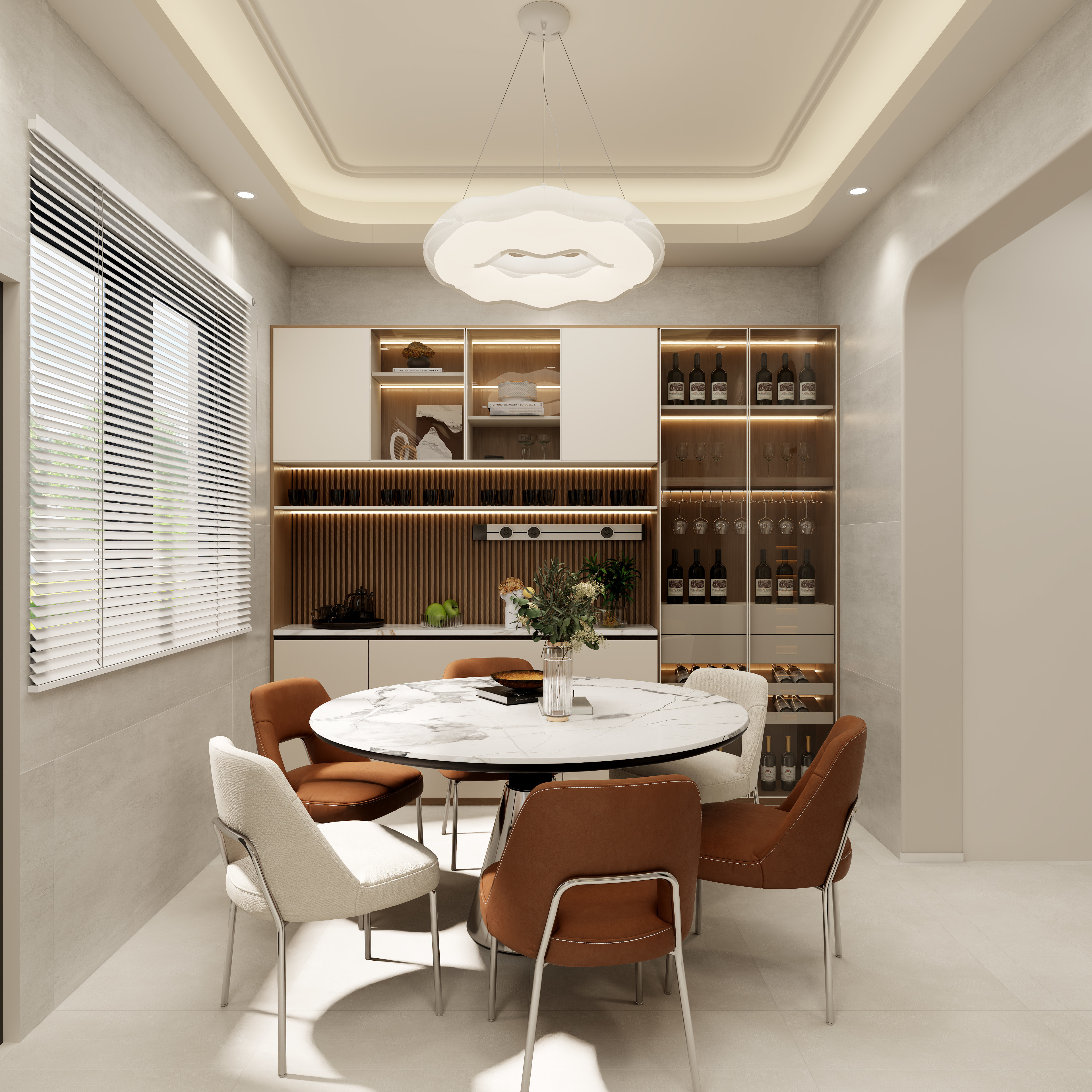 壹诺设计工作室-鄂州别墅装修效果图