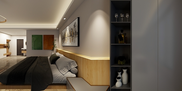 全案设计切格瓦拉-大床房-装修设计方案