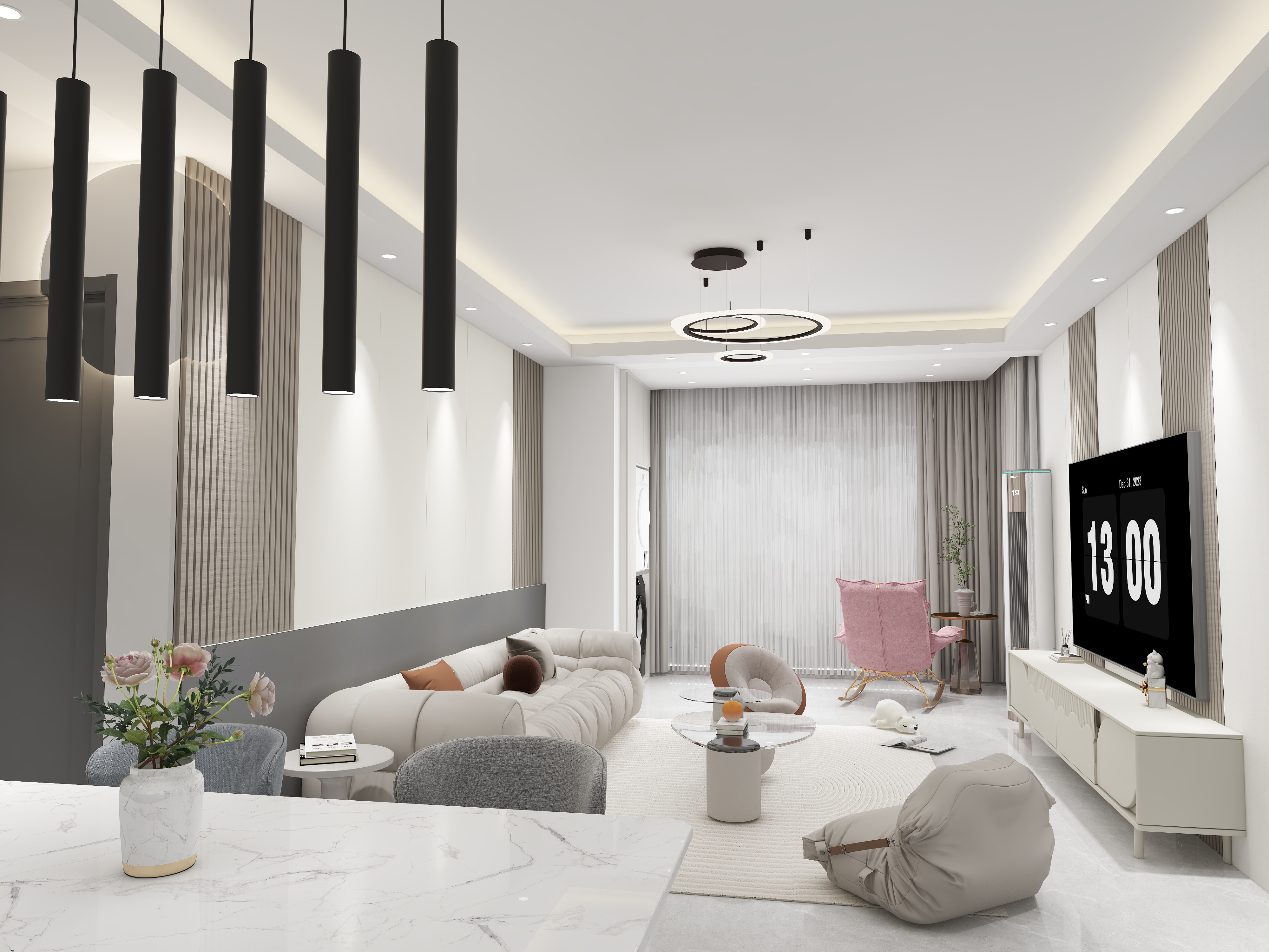 林翎灵-106㎡3室-装修设计方案