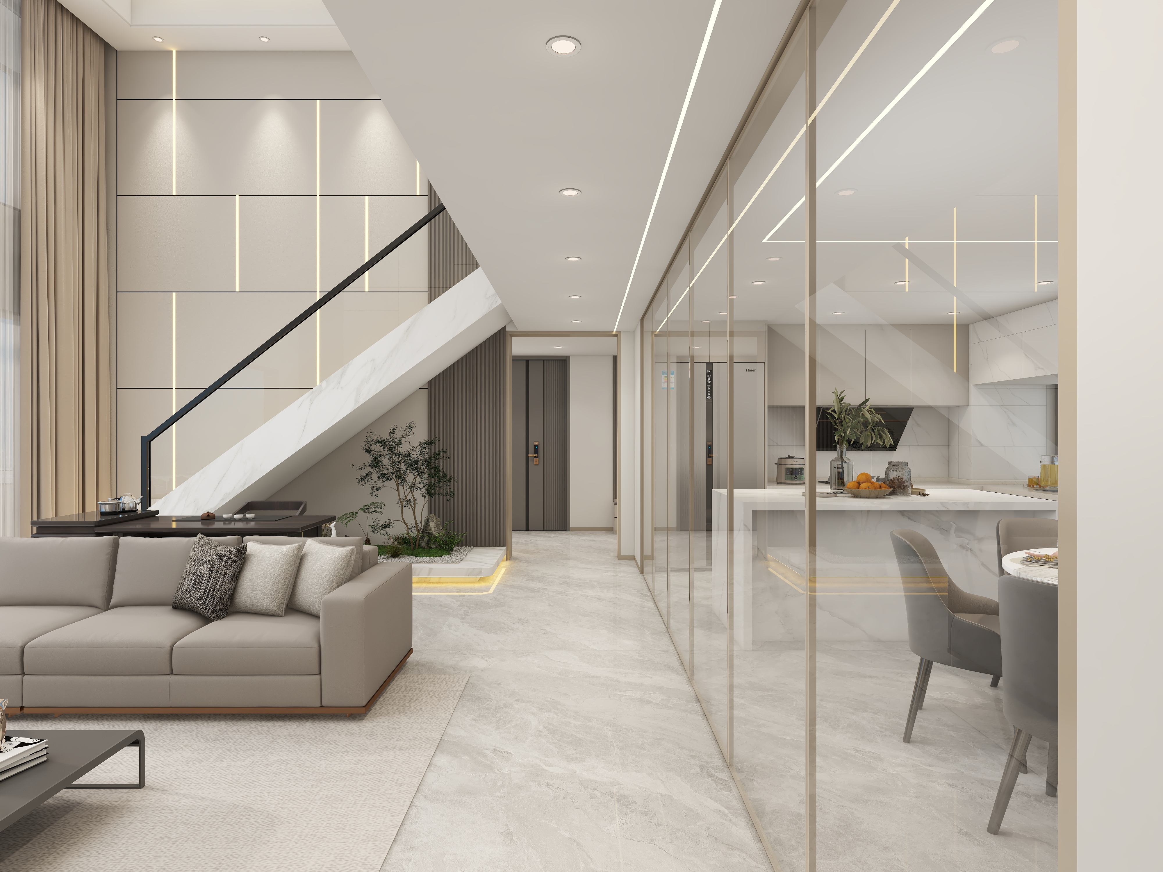 惠州装修找沫竹-惠州-水岸城复式三期-简依装修效果图