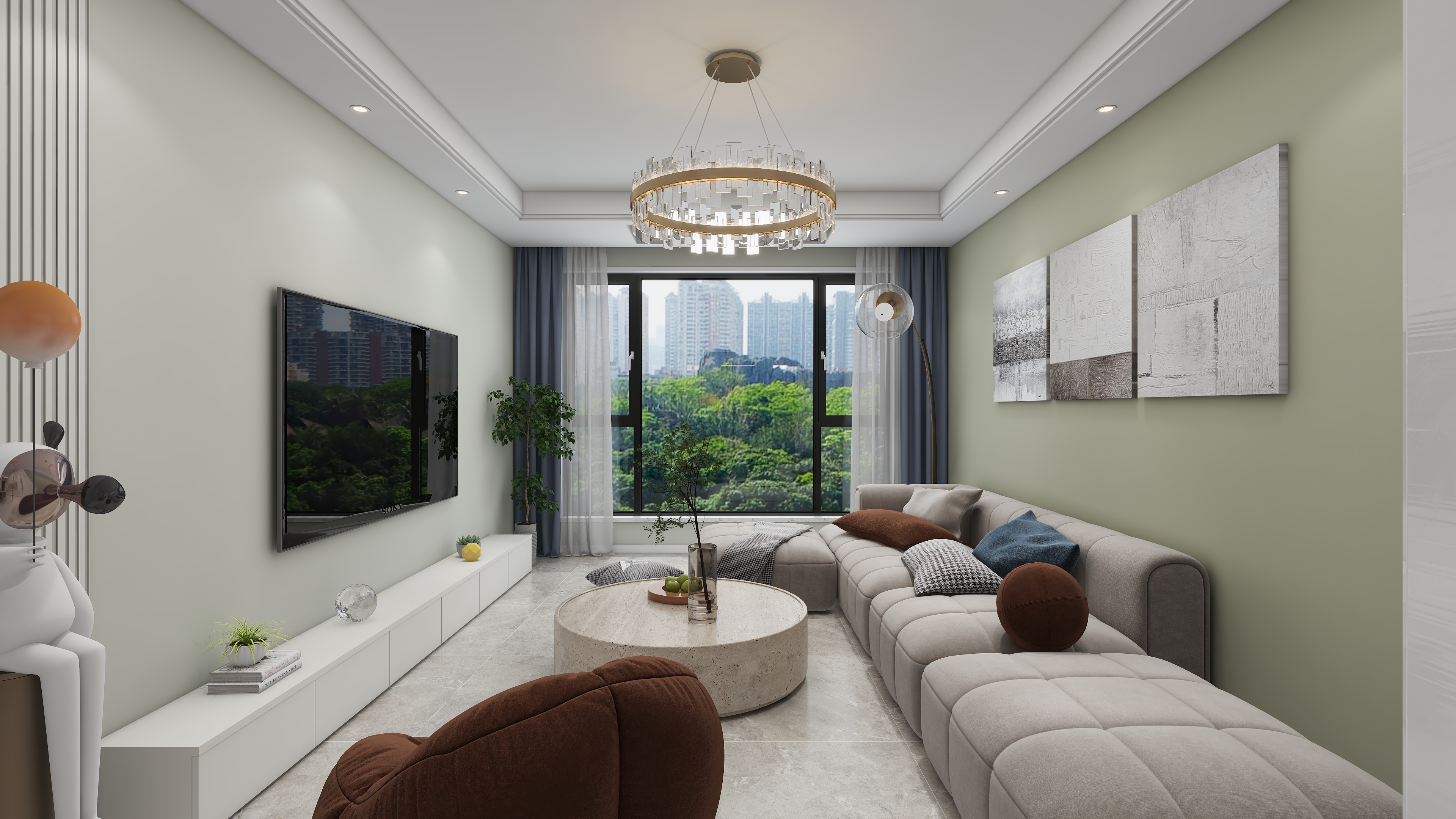 环宇0315-上水泉龙园82㎡3室-装修设计方案