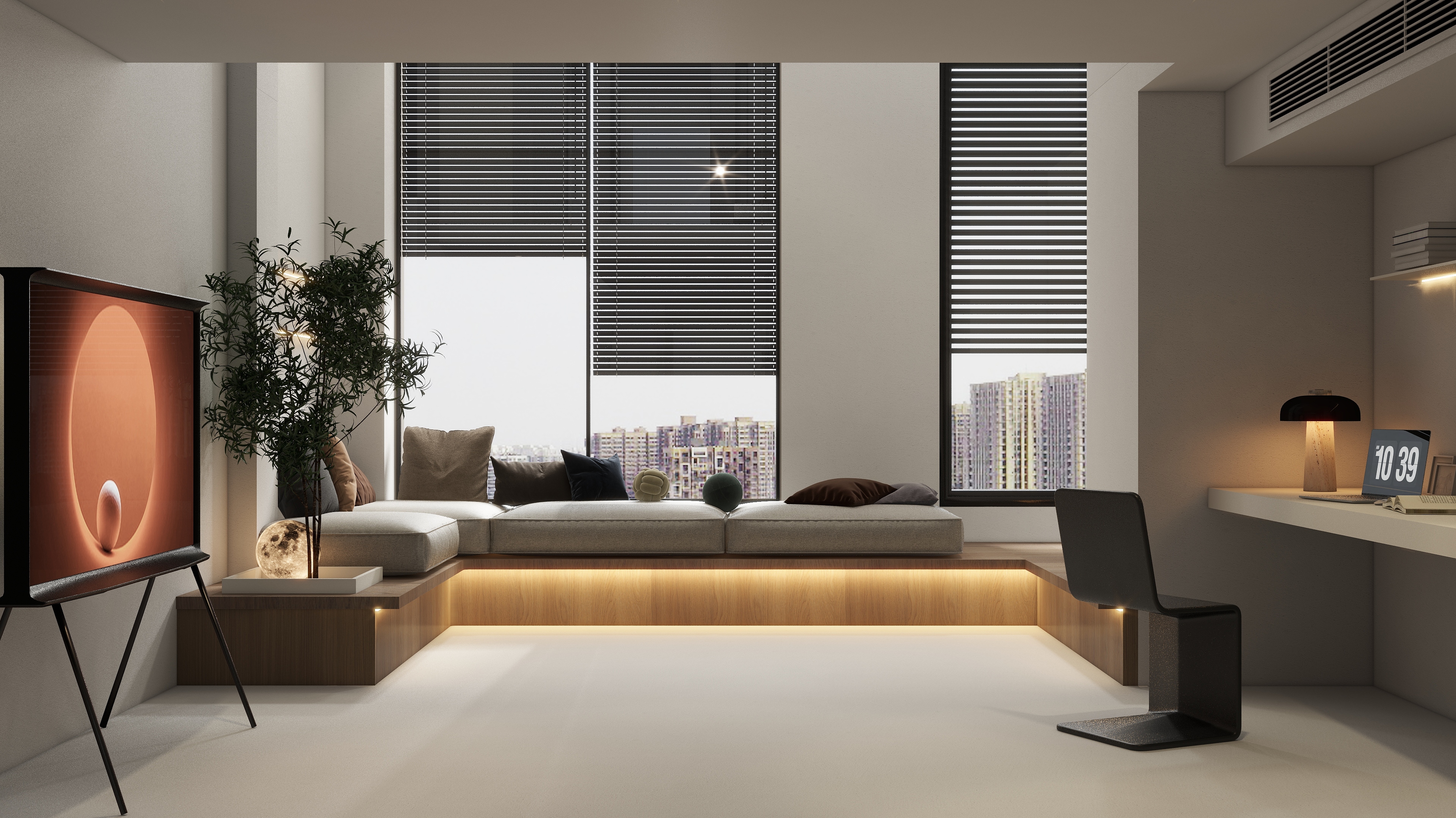 设计师珂源-中南·熙悦87㎡装修效果图