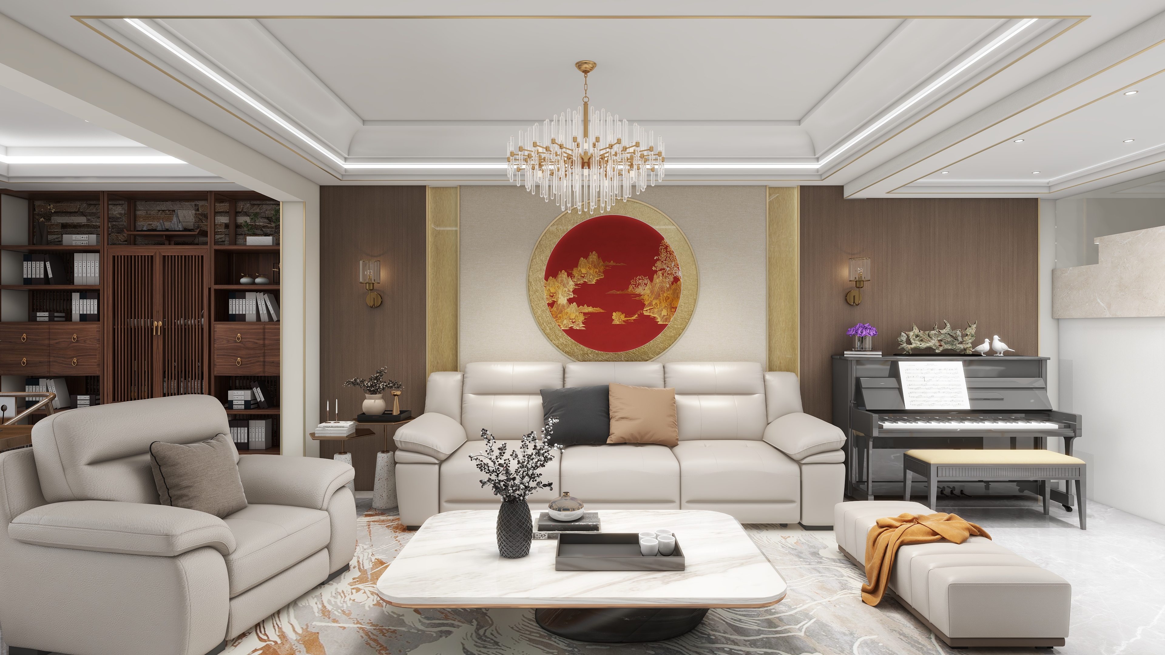 香港原创设计顾问有限公司-佳兆业水岸新都-二期350㎡5室-装修设计方案