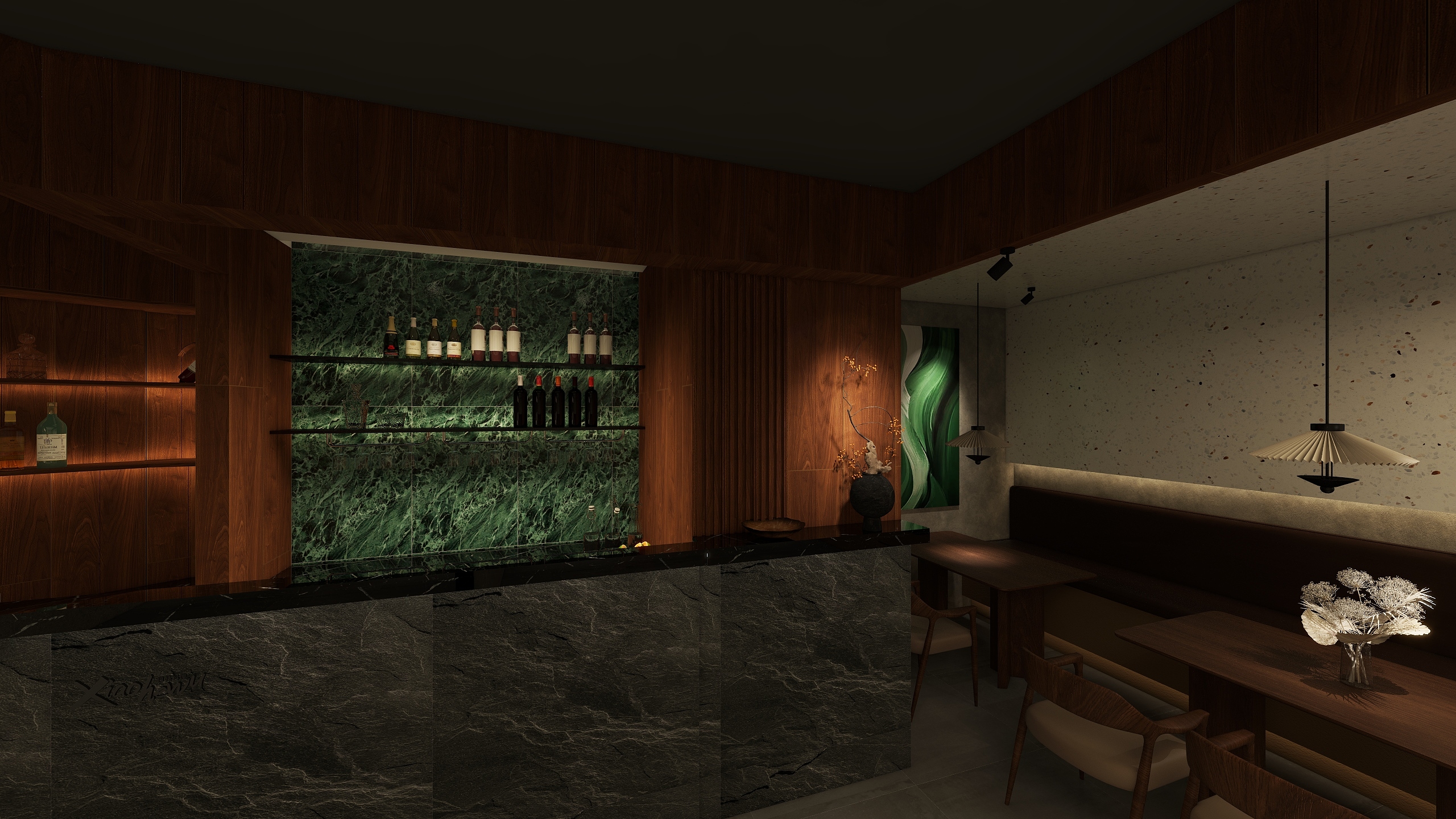 奈杉-温居酒屋-装修设计方案