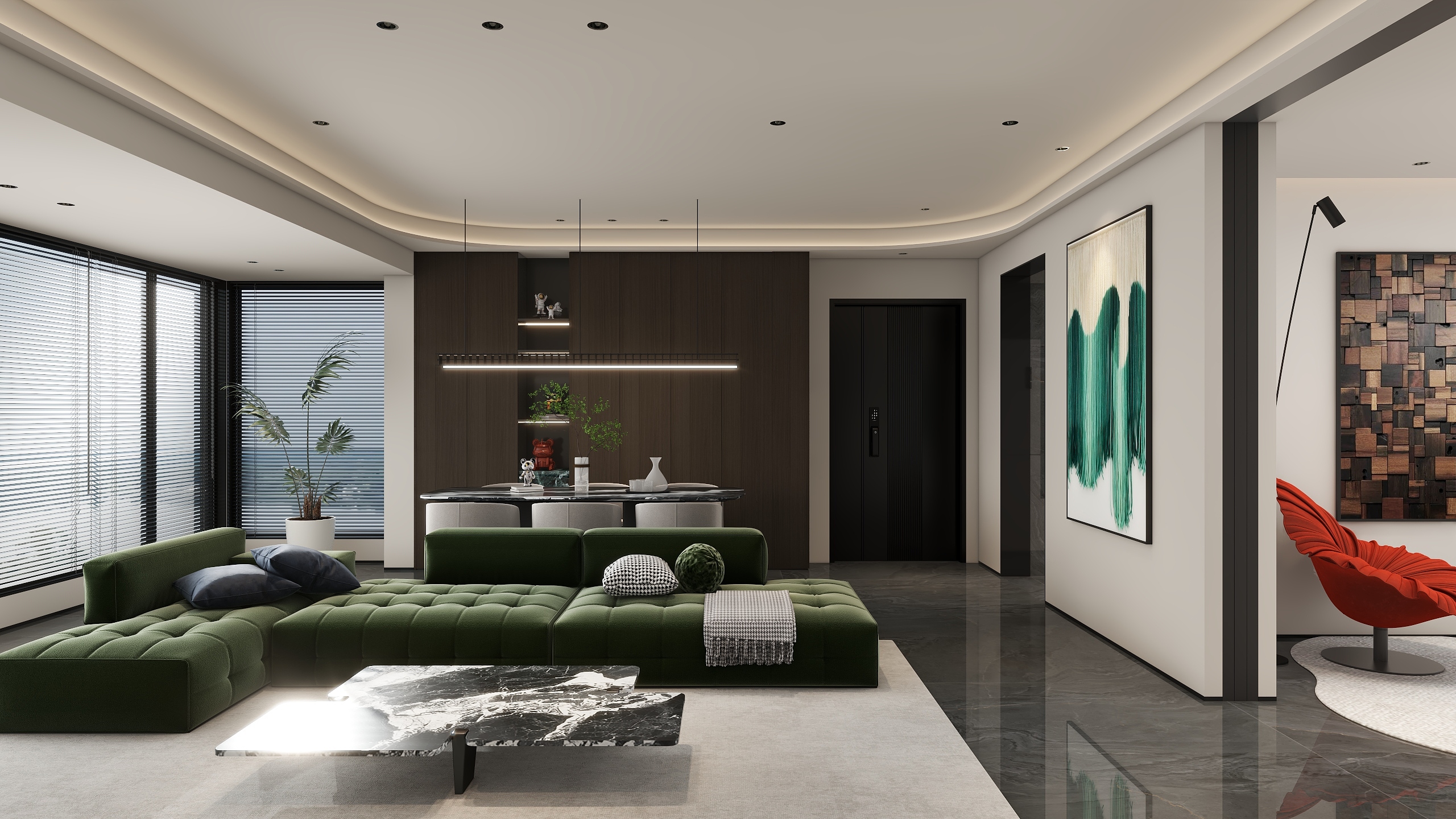 严先生YAN-贵阳首钢11-1301-装修设计方案