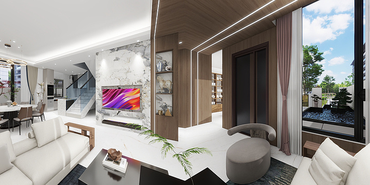 开心巴巴-抚仙瑞园合院-装修设计方案