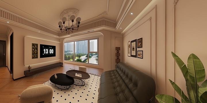 设计师金-中梁滨江壹号效果图-装修设计方案