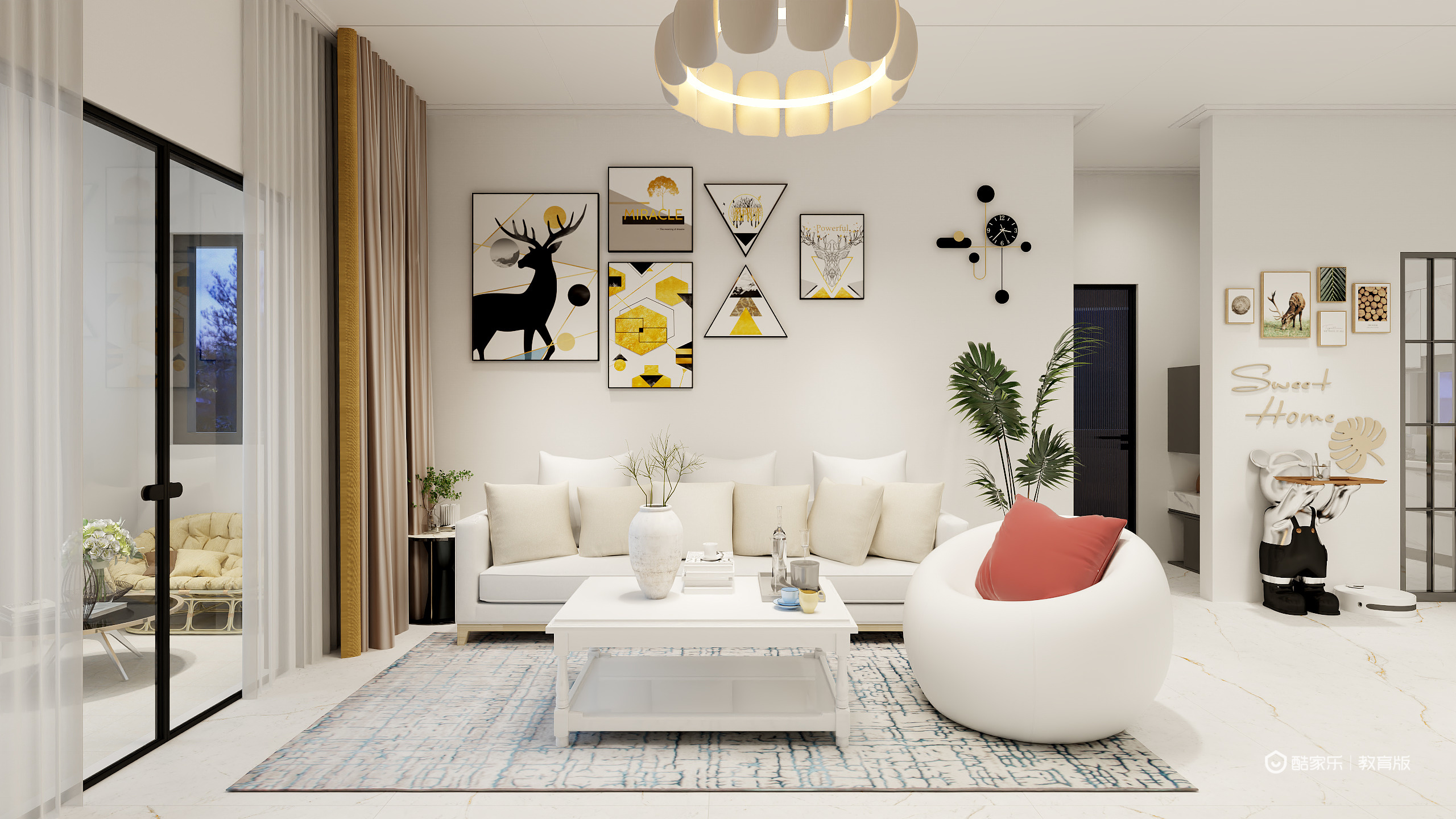 罗星莉-114㎡3室-装修设计方案