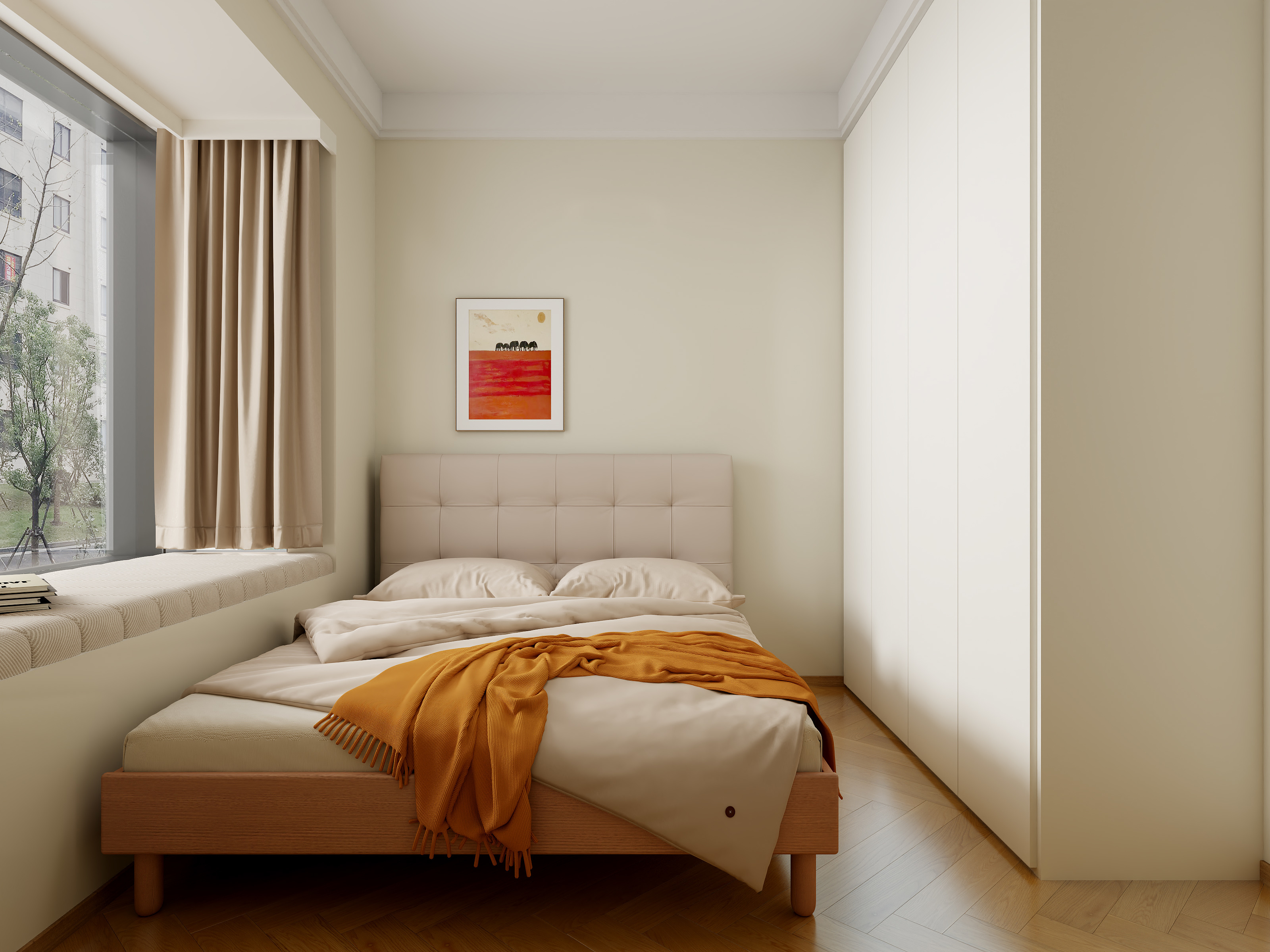 Jeannel-光明锦城123㎡（原木风格）装修效果图