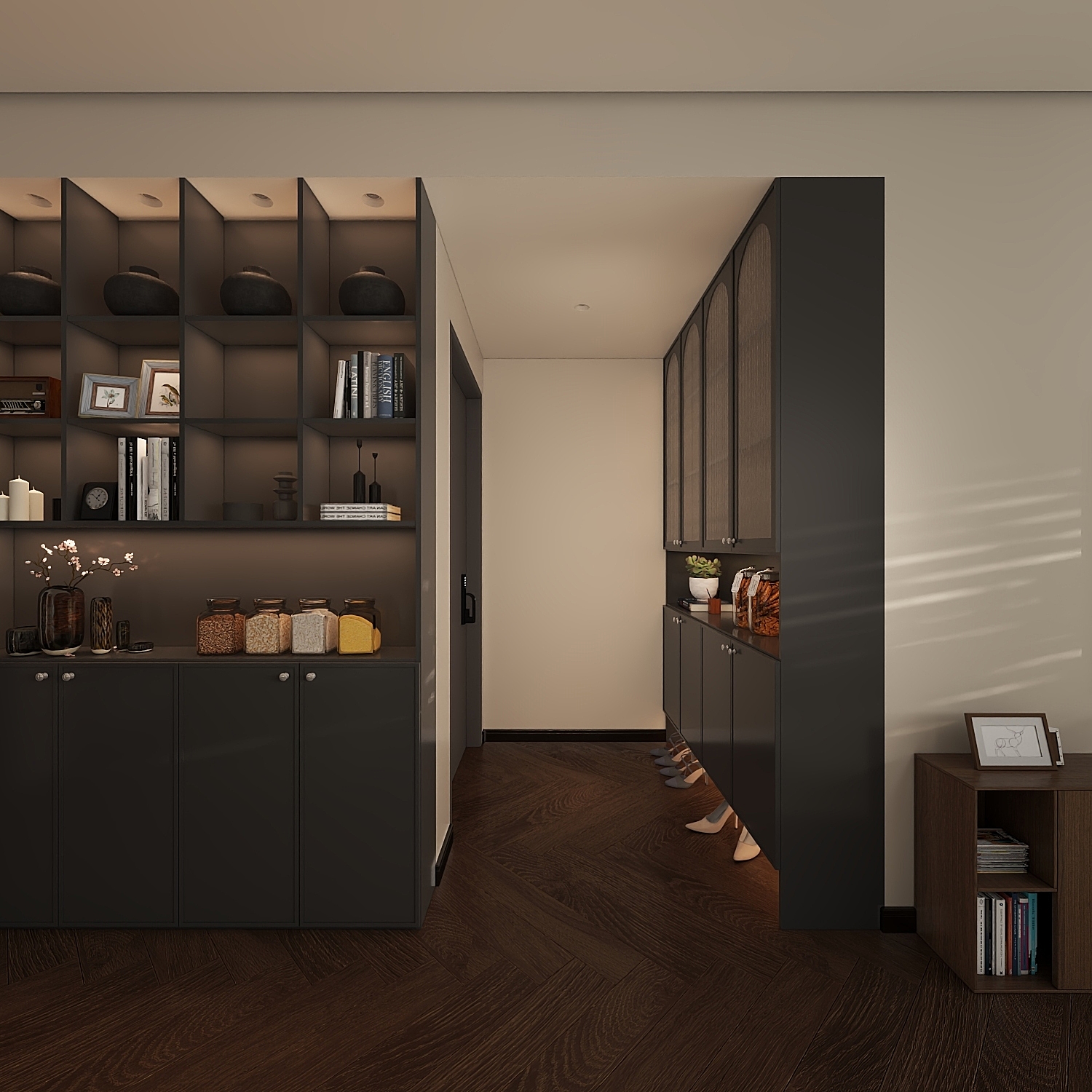 蜘蛛侦探001-中古风--134㎡4室装修效果图