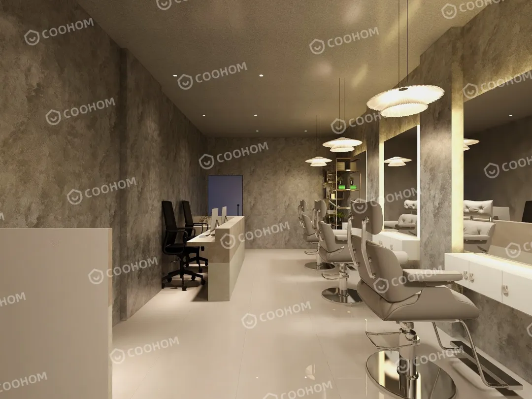 ar.michaeljosephestareja的装修设计方案:Hairdressing & Styling Salon