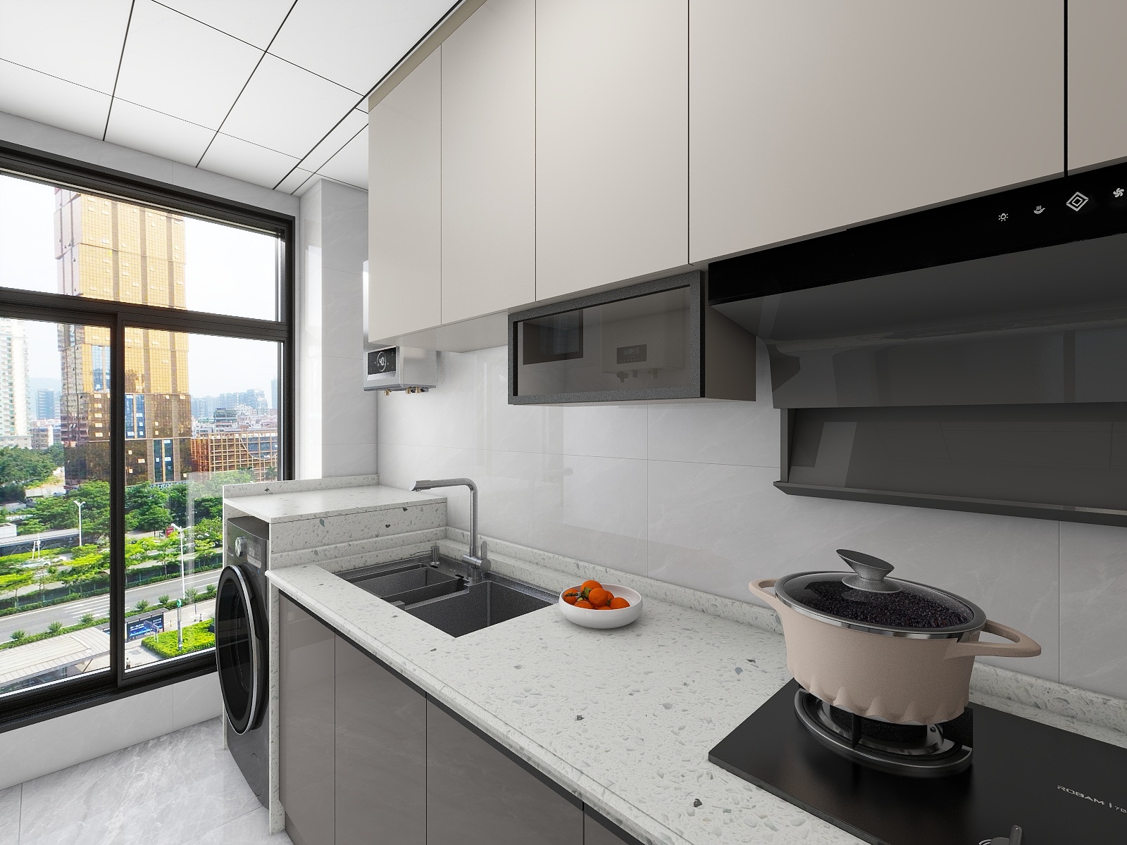 设计fromlife-邦泰花园城4号户型84平装修效果图