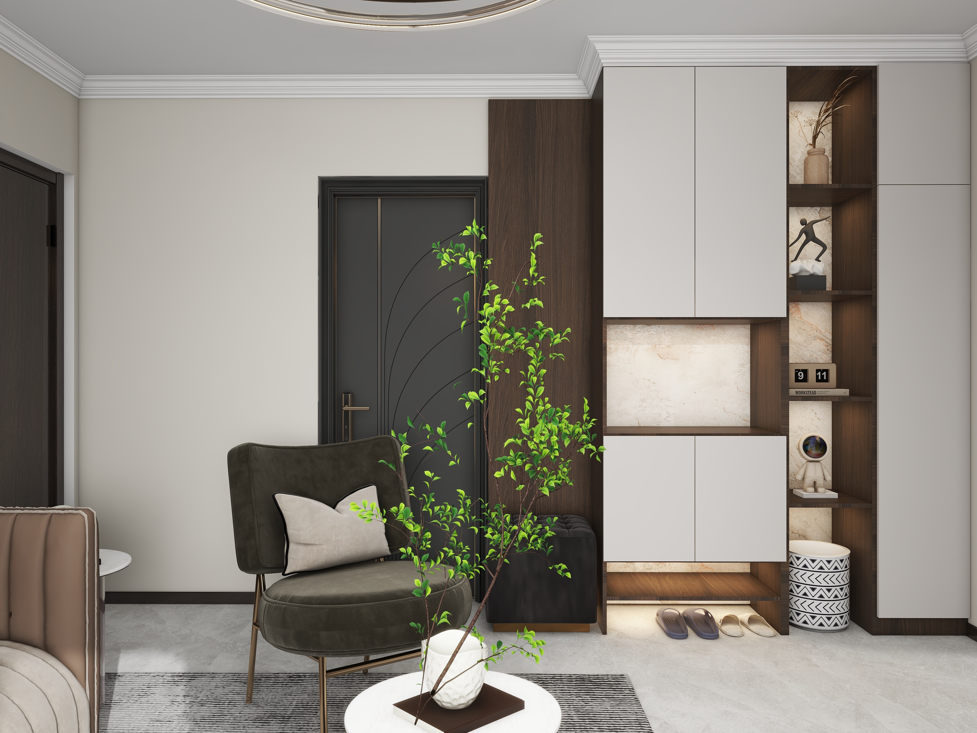 梓翎设计-一缕阳光.金鲤青山苑丨现代简约-装修设计方案