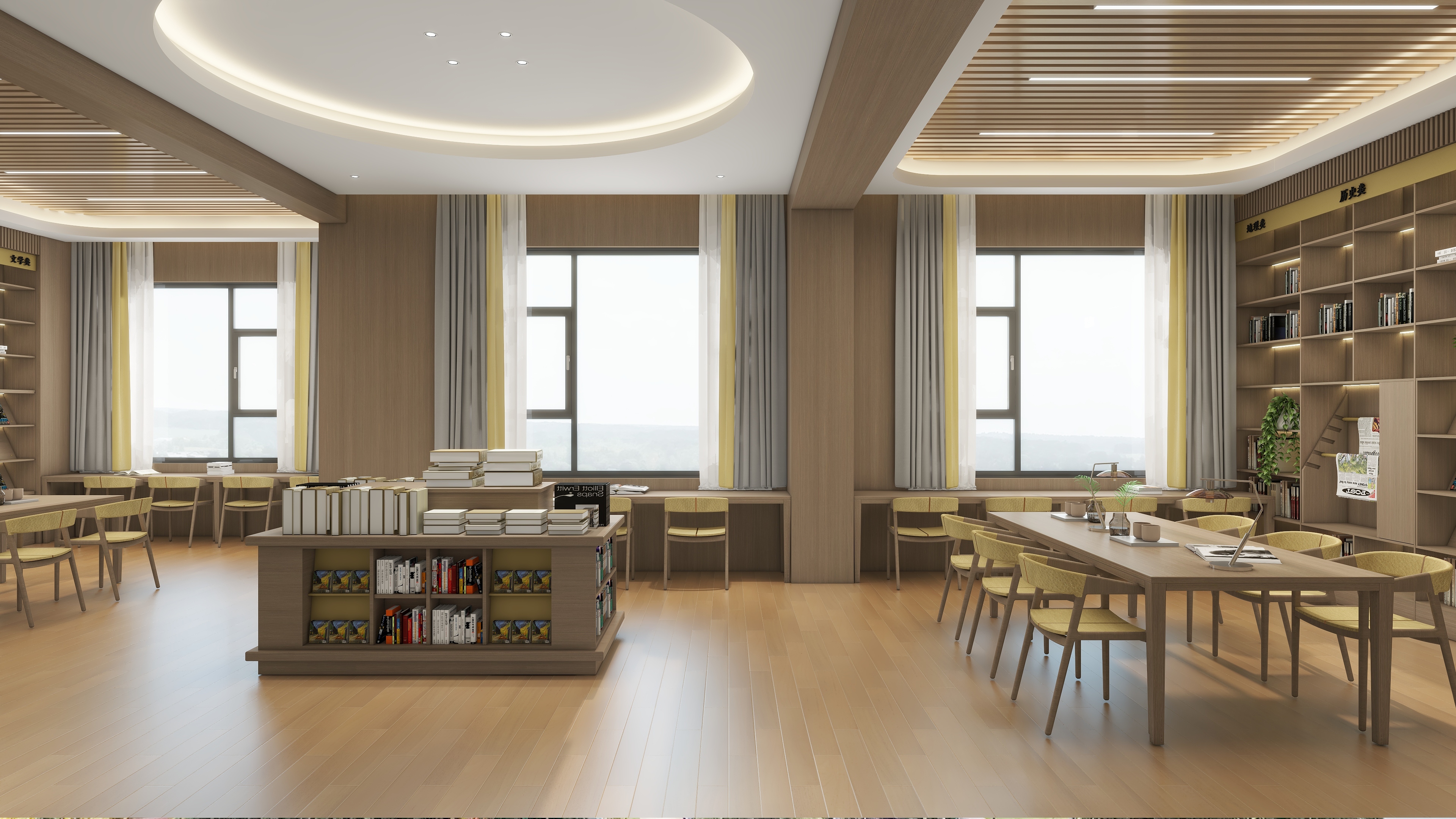 杨勇师兄-图书馆-装修设计方案