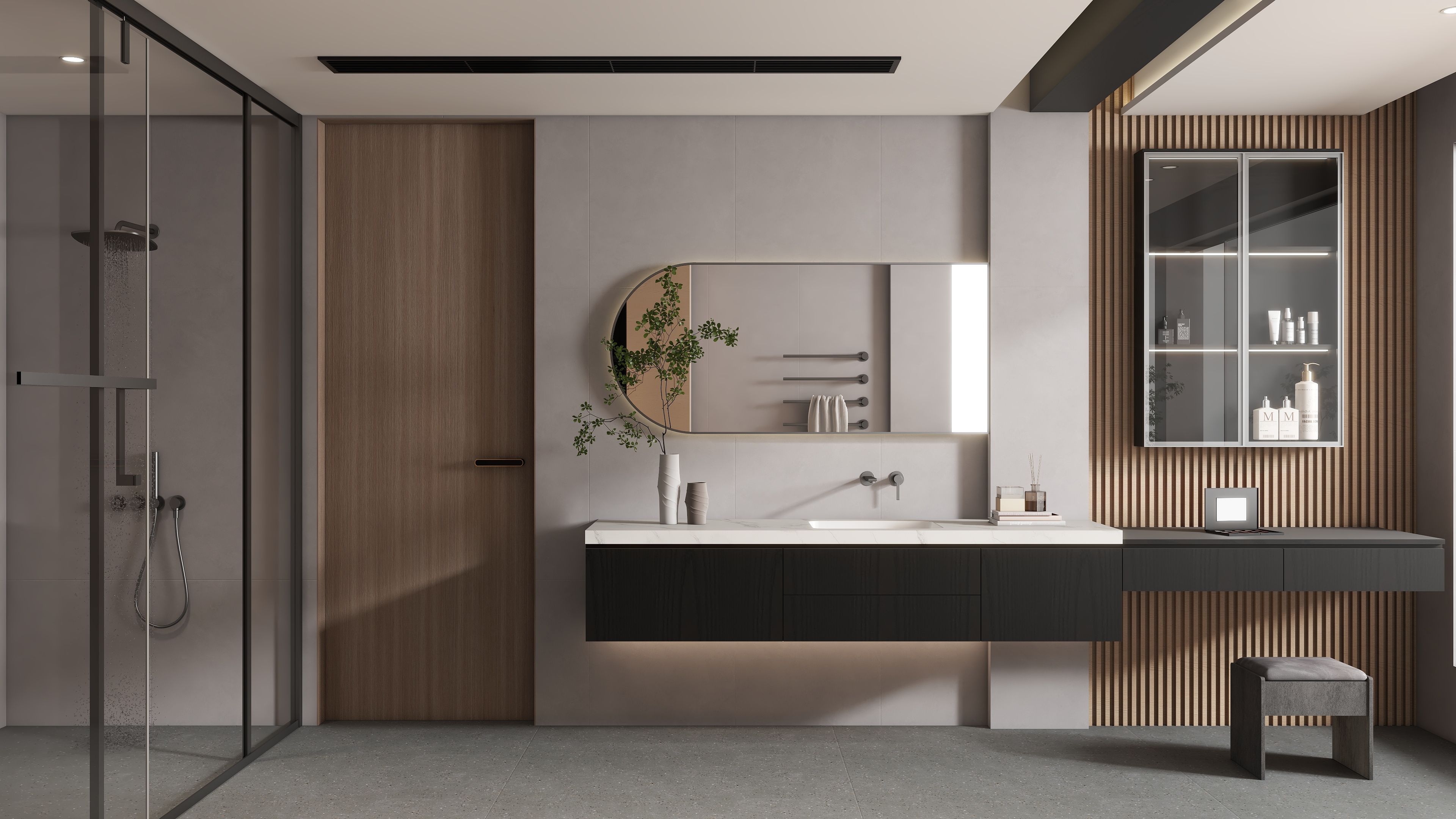 Aheia-店园村三楼主卫-装修设计方案