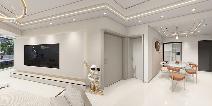 汇领装饰Yyf-龙院6-1202雅居-装修设计方案