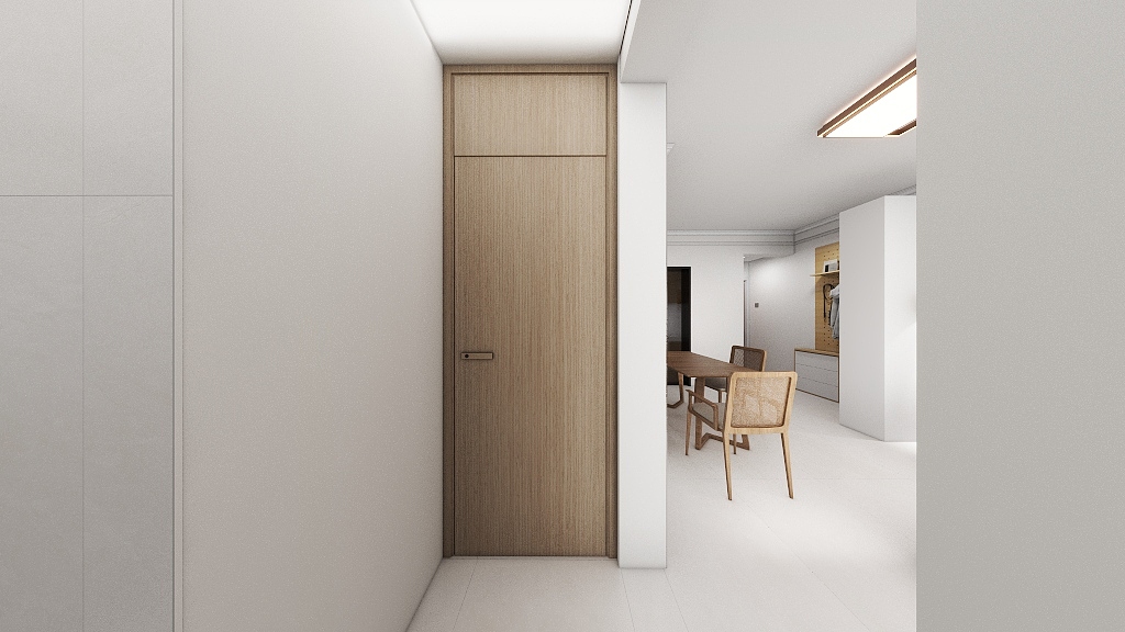 3D云设TAcH-田园91㎡3室装修效果图