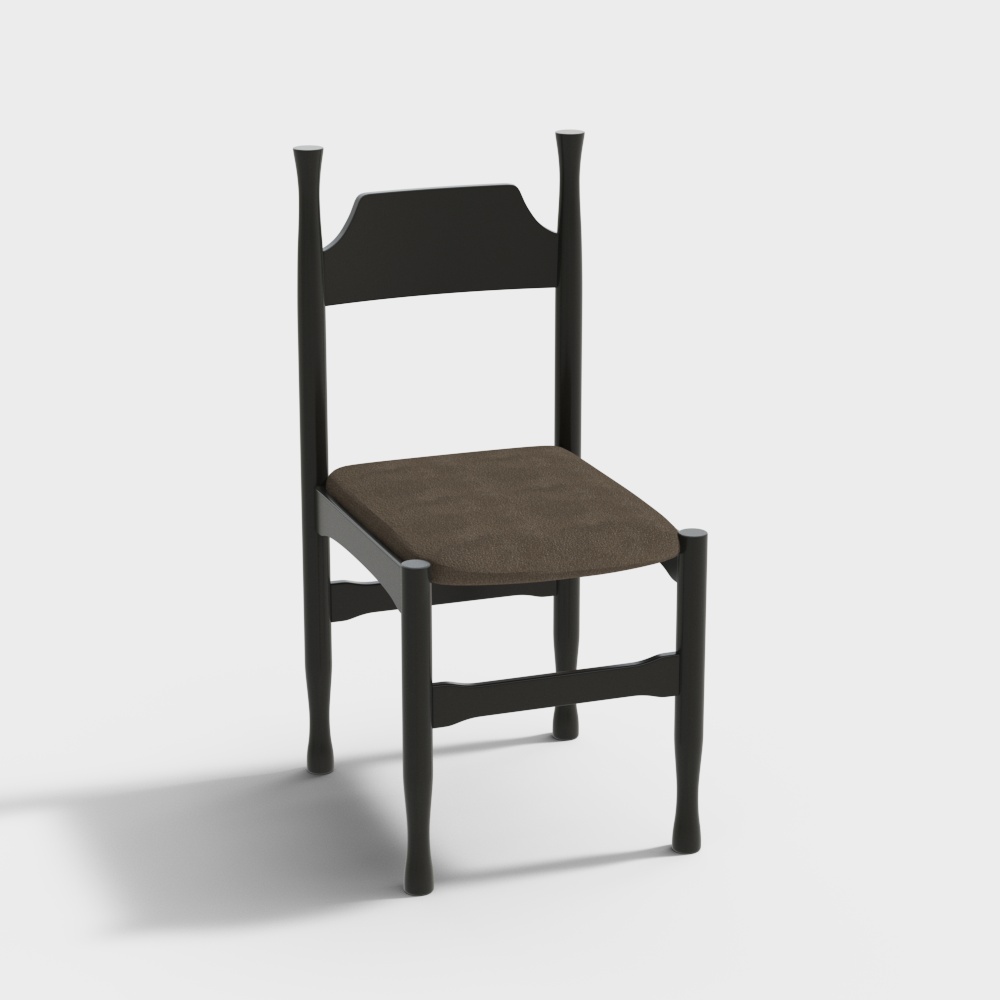 复古风格0.45m餐椅萨凡纳系列BSFNY2807A