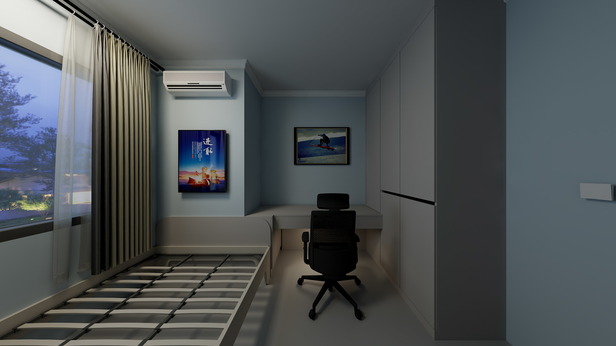 1991*LEUC-南湖公馆现代简约108㎡3室-装修设计方案