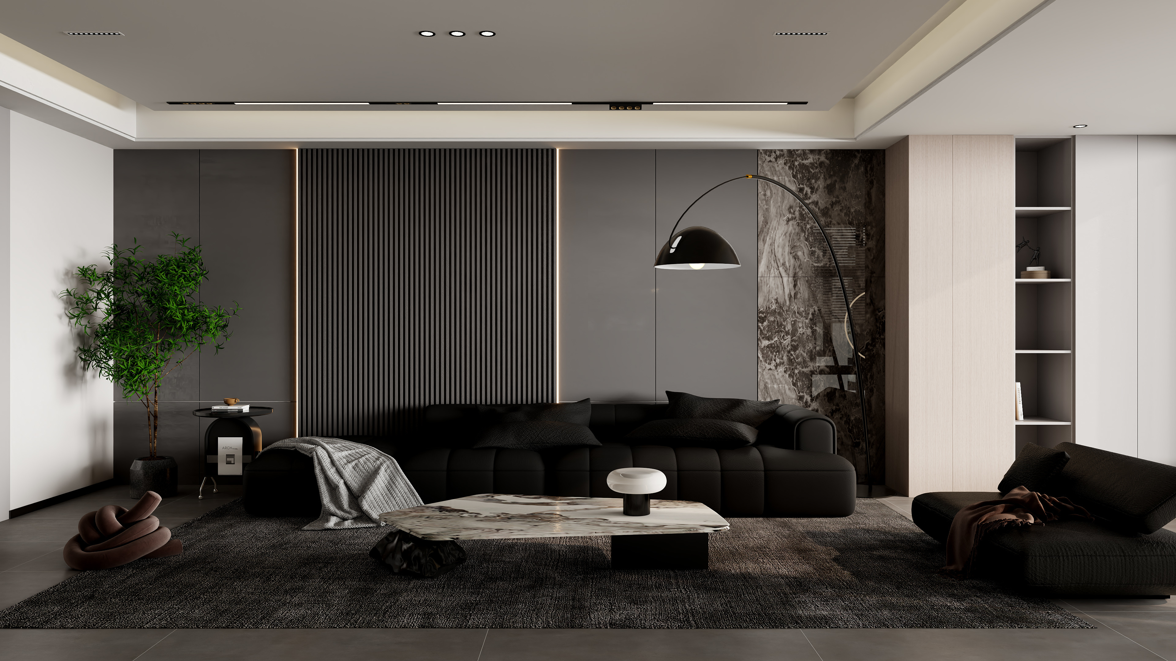 有点设计事务所-新街口183㎡装修效果图