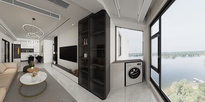 设计Sunqiang-阳光云璟台5-2-1705-装修设计方案