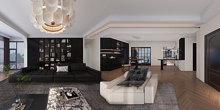 阿旗q-御龙半山 龙晟苑2-1-201-装修设计方案