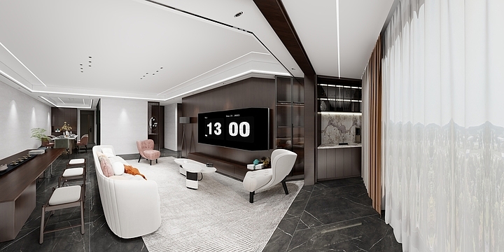 江西龙明辉靓象一站式建材商城-九颂山河1栋2004确定-装修设计方案