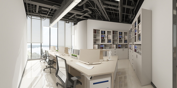 百年携手装饰公司-国航世纪大厦701-06-装修设计方案