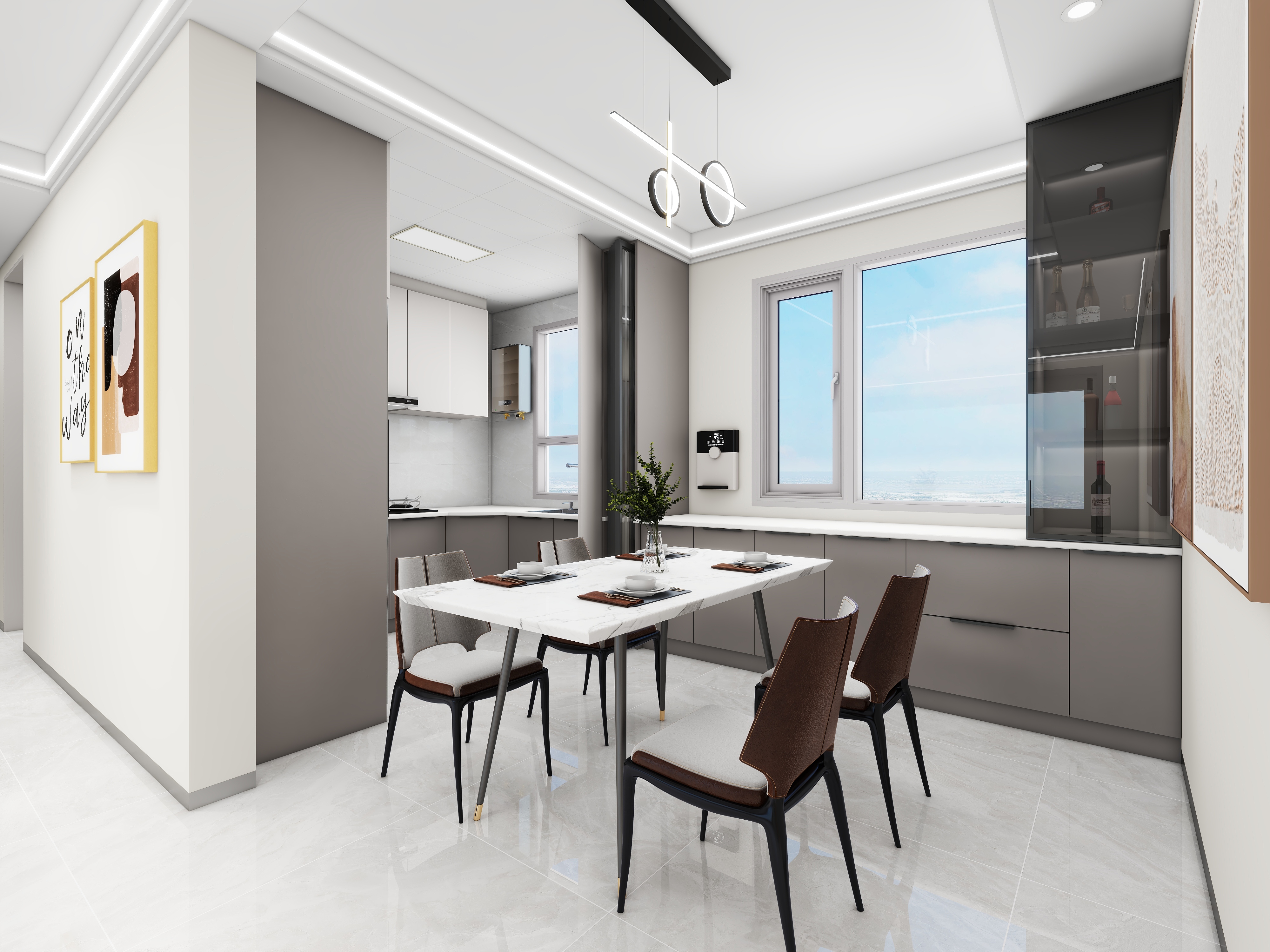 车春鹏-鼎唐全案设计-秦皇原墅现代风-装修设计方案