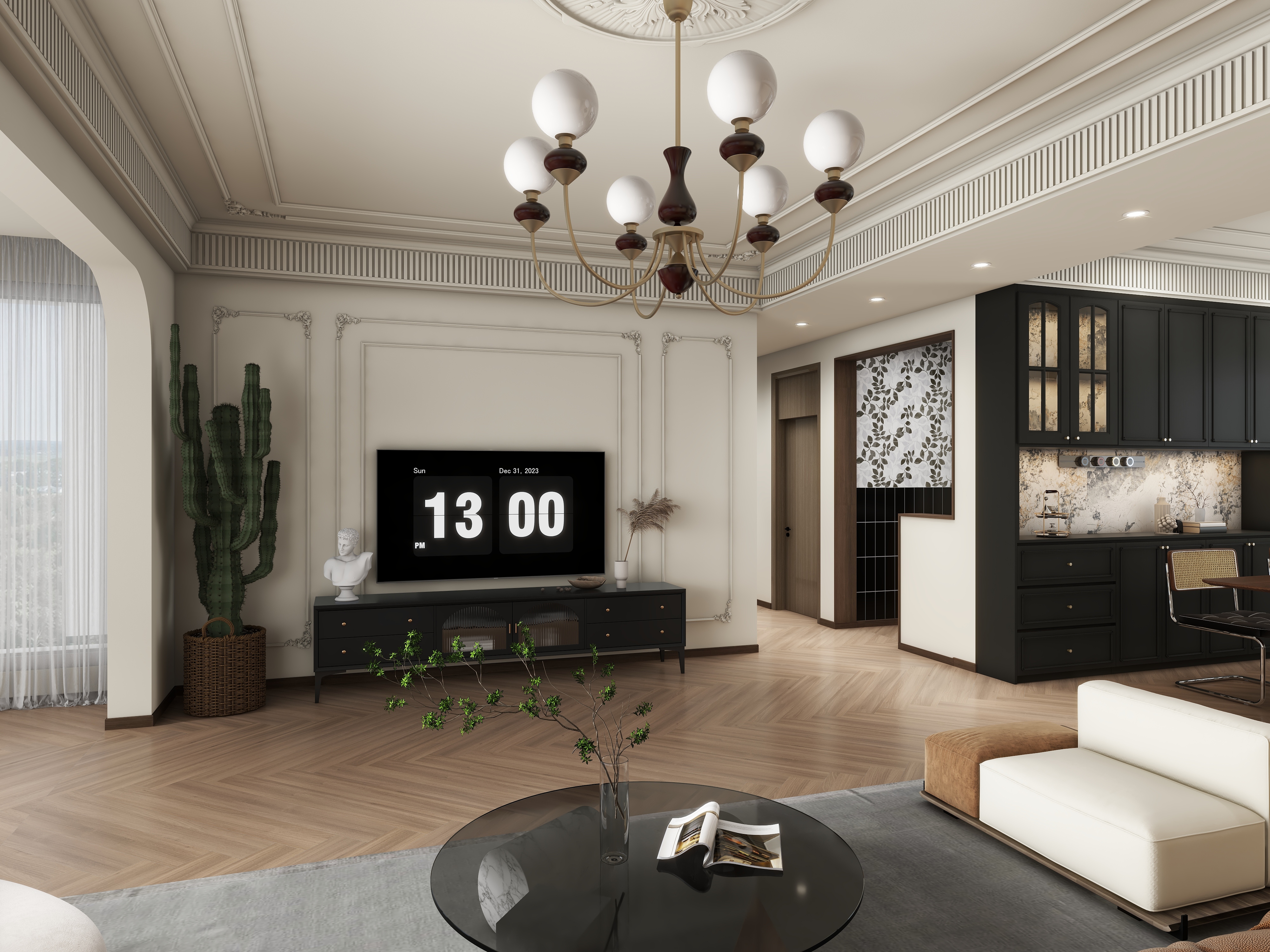 百艺空间装饰-复古法式-装修设计方案