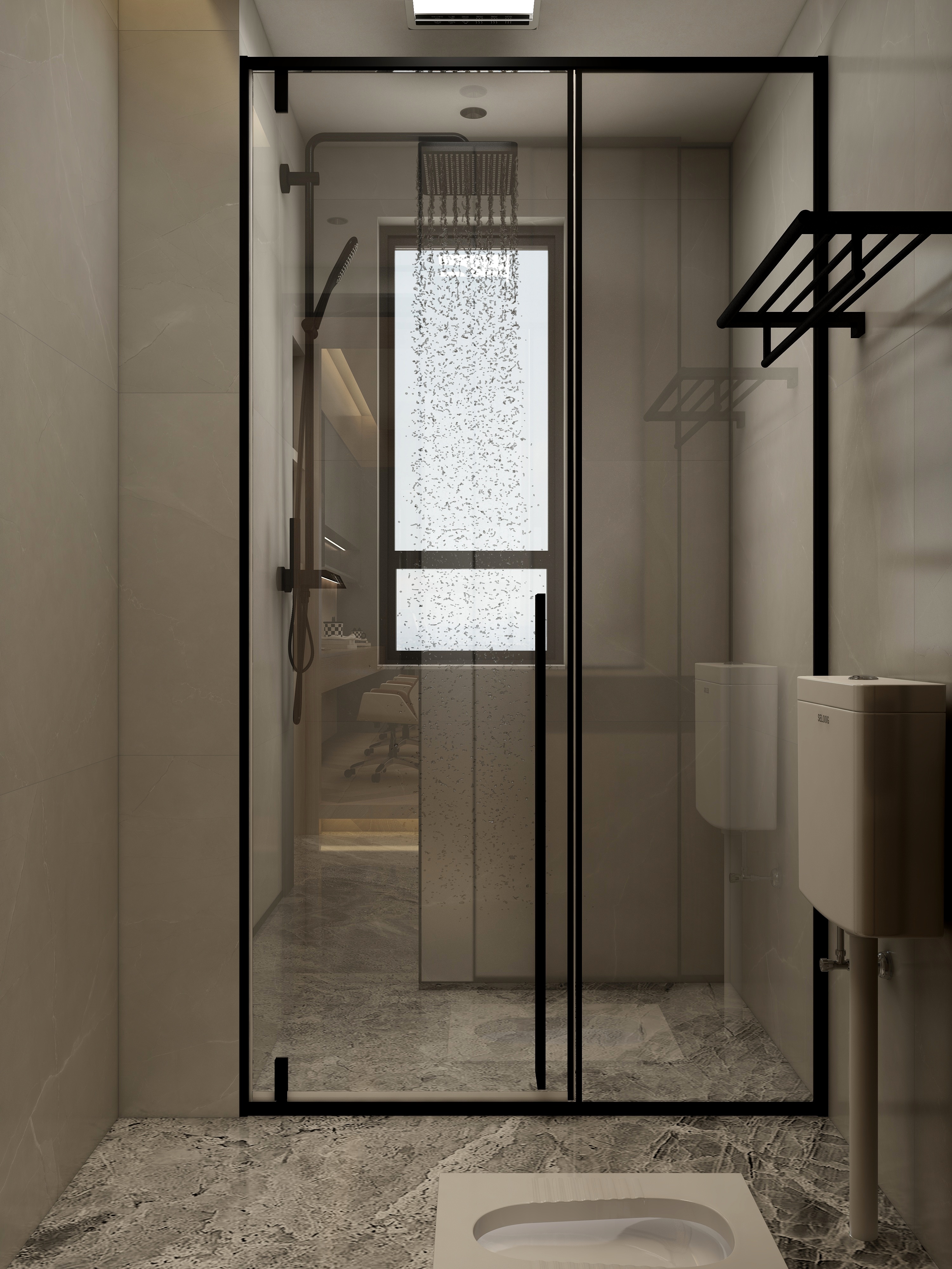 张煜强煜境设计-180平米现代豪华四房装修效果图