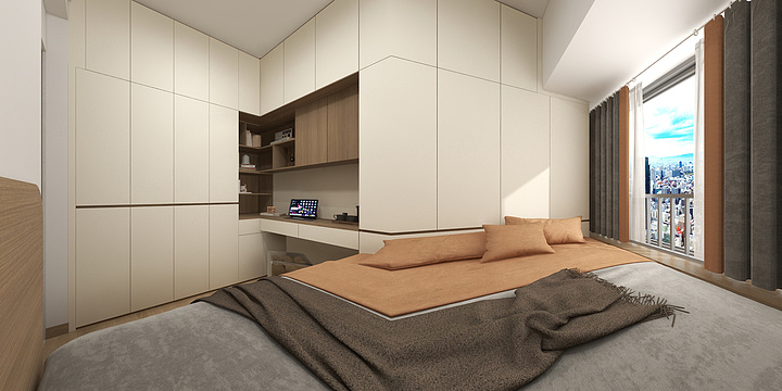 琉璃ling0-拔翠园1栋D座1605-装修设计方案