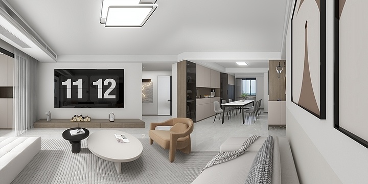 室内设计师-Dyson-壹号院22-2-902-装修设计方案