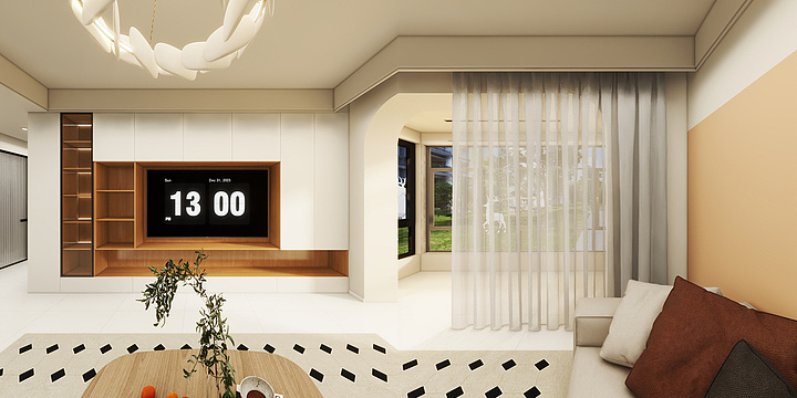 微空间设计-5.20奶油原木-装修设计方案