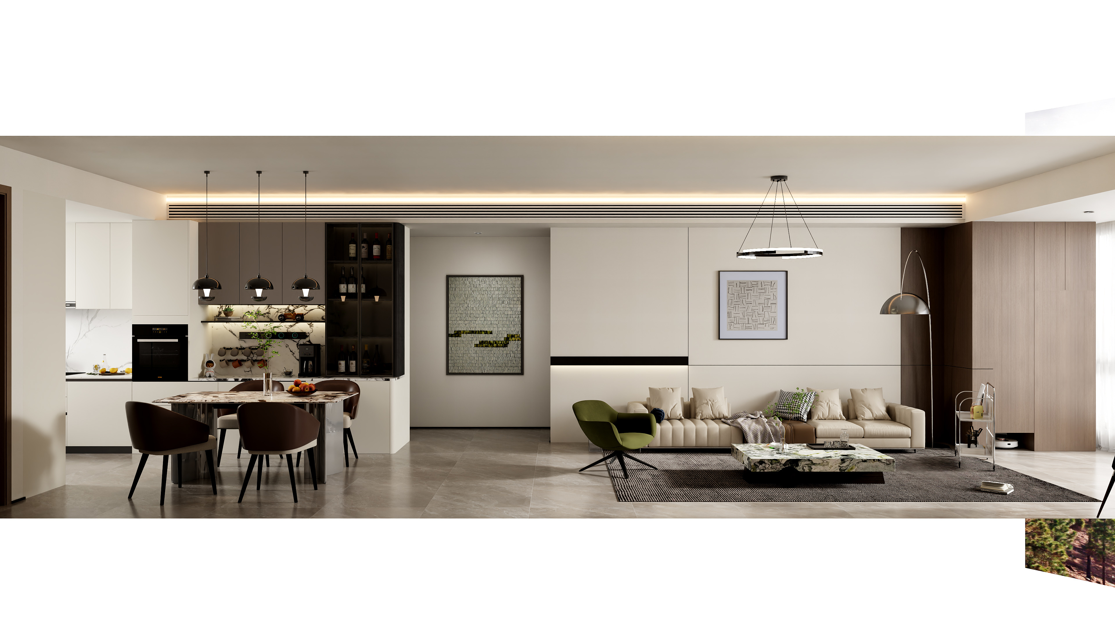 ReZhong设计工作室-中海汇德里144平-装修设计方案