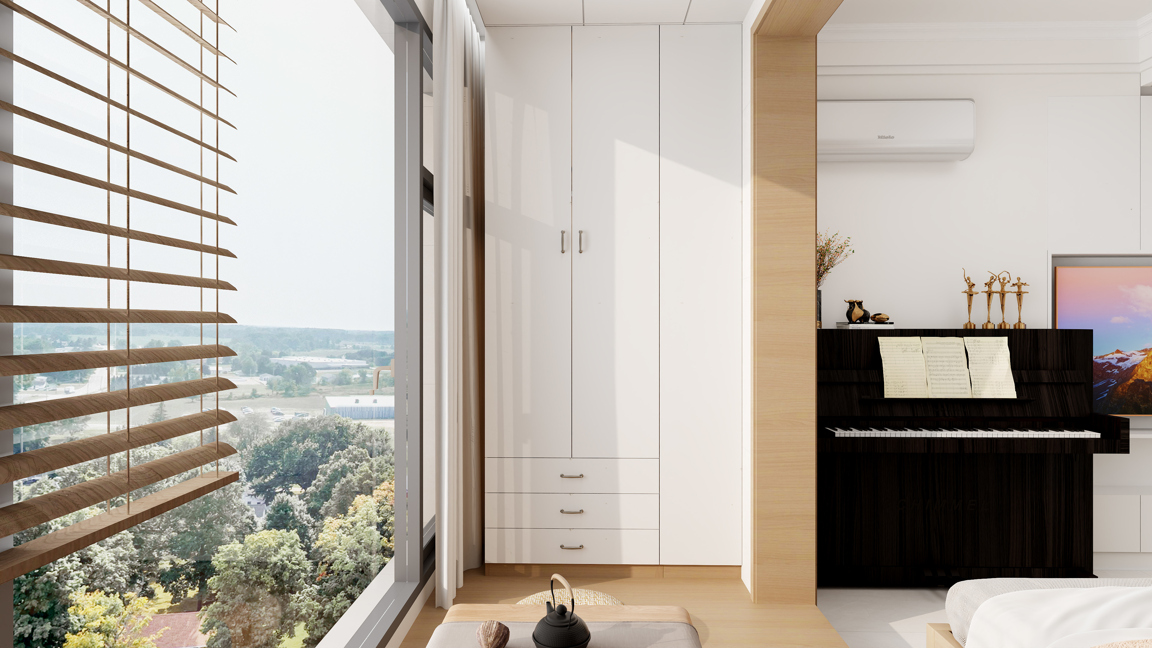 3D云设TAcH-田园91㎡3室-装修设计方案