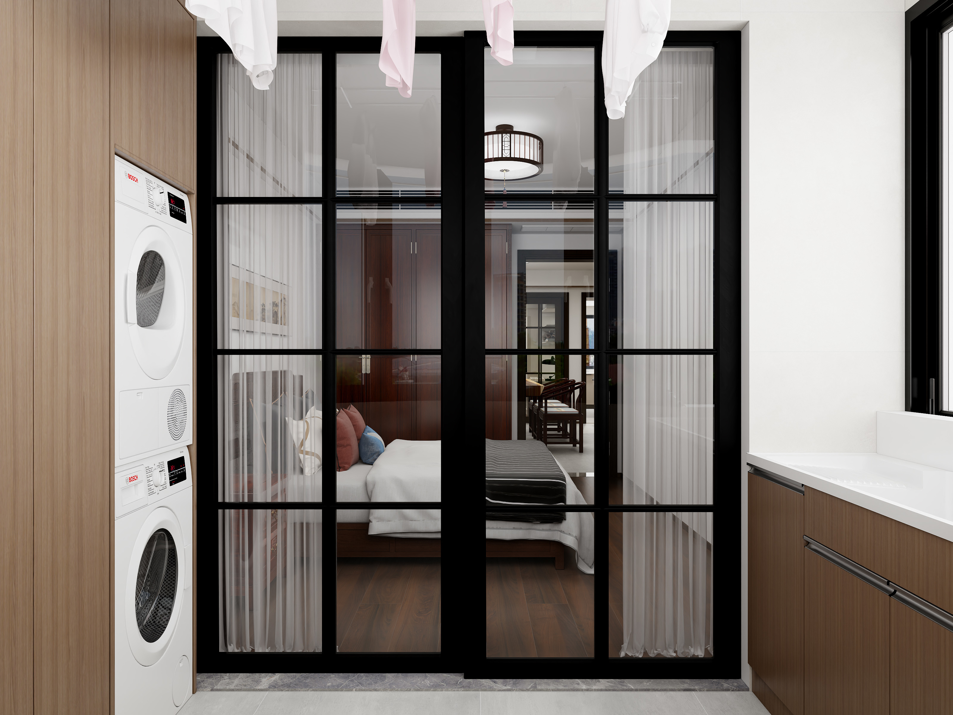 福州极简全案-金冠花园92㎡3室装修效果图