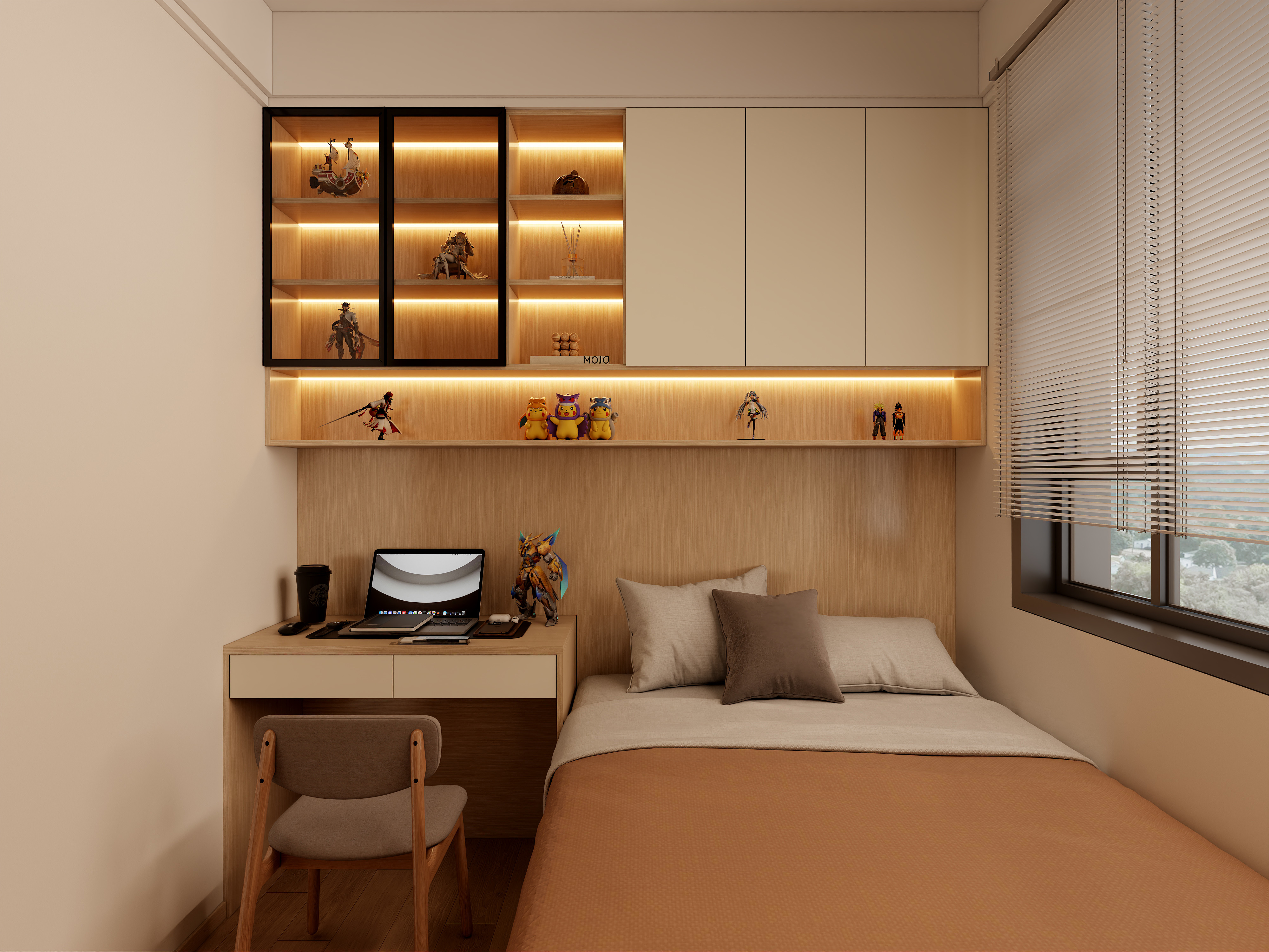 2024NEW-原木风121平装修效果图