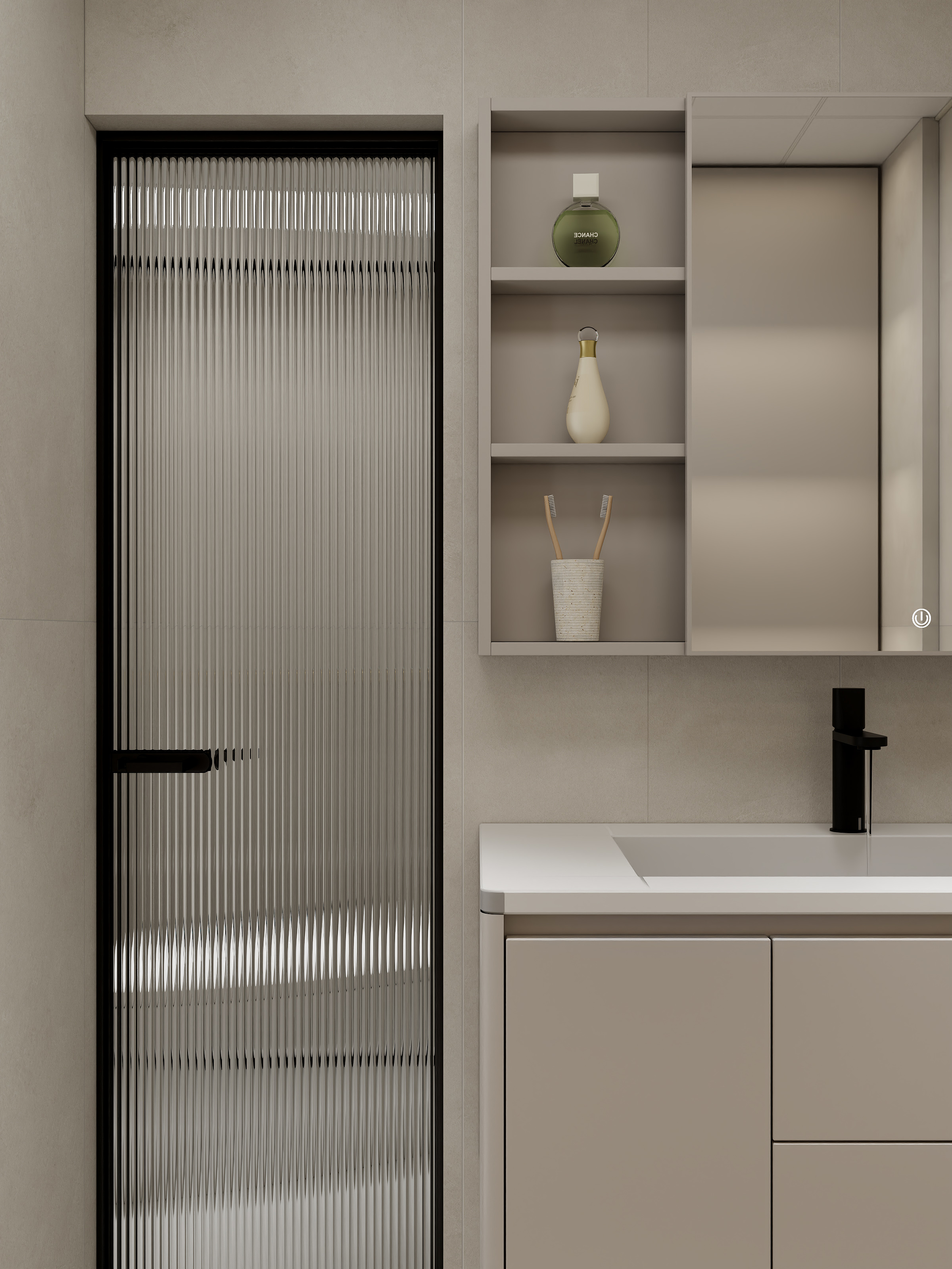 福州极简全案-金冠花园92㎡3室装修效果图