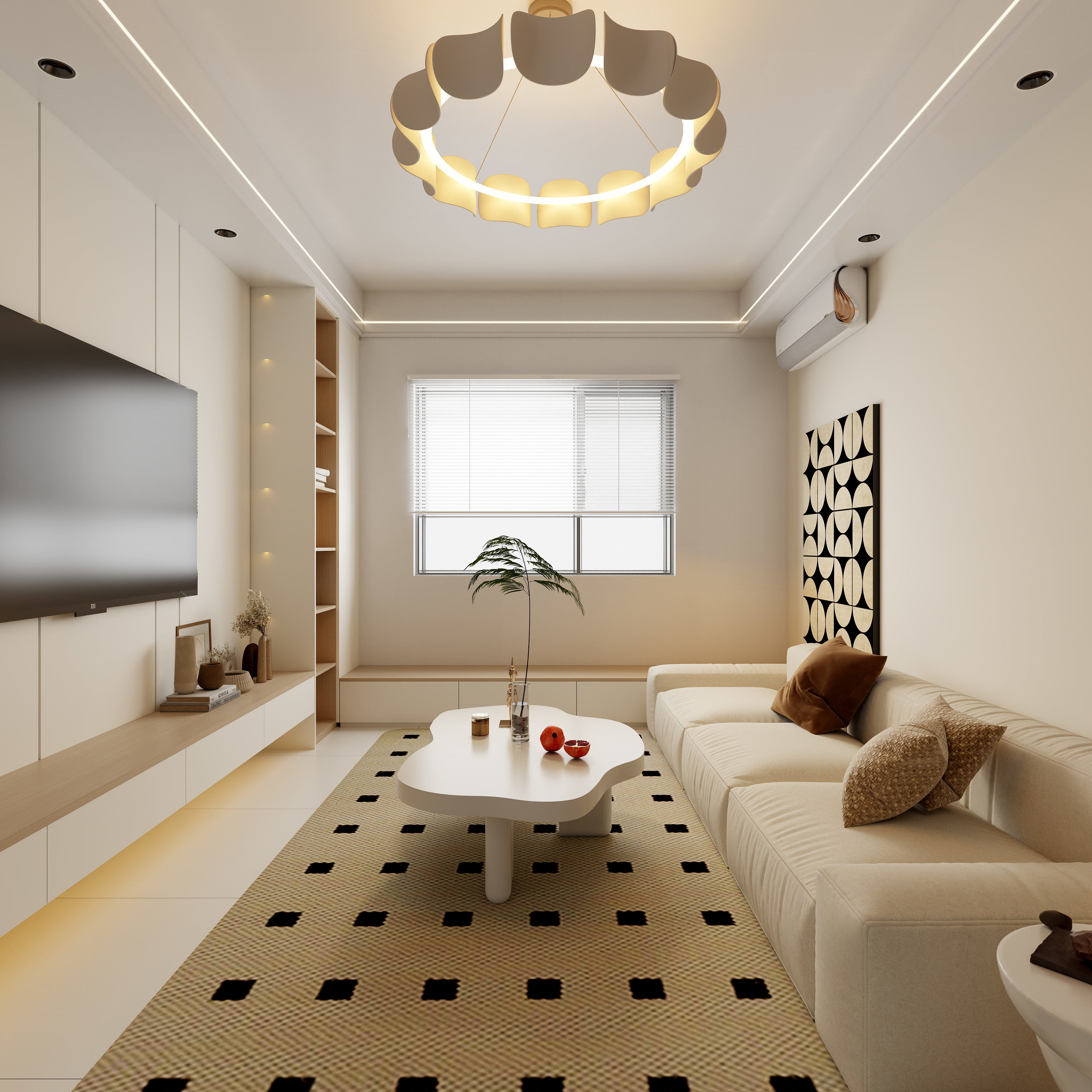 郑州赛都透明装修_张红运-华山路83号院94㎡原木奶油风-装修设计方案