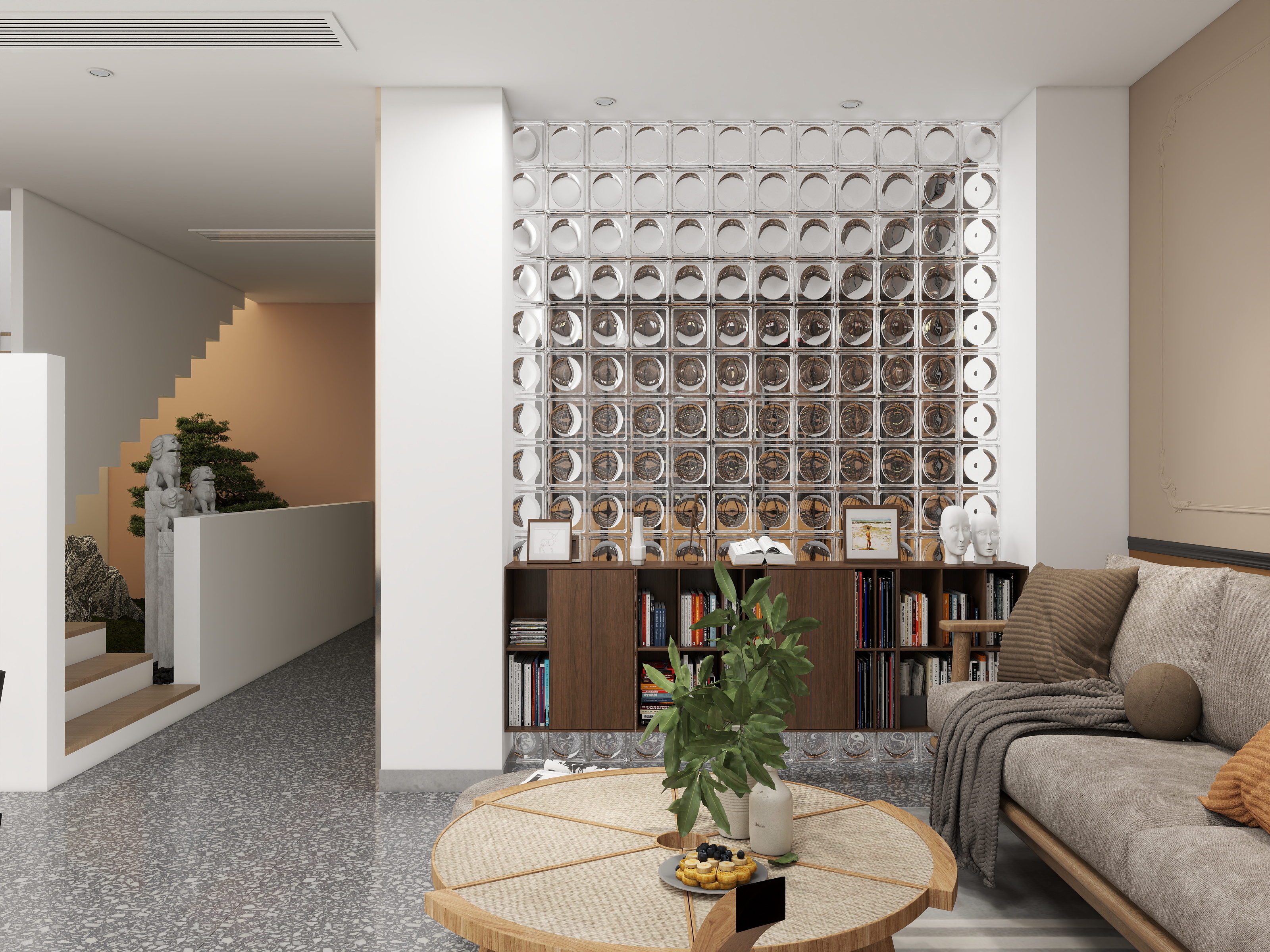 大金空调官方-  阳光就是地下室最好的装饰|地下室茶室设计装修效果图