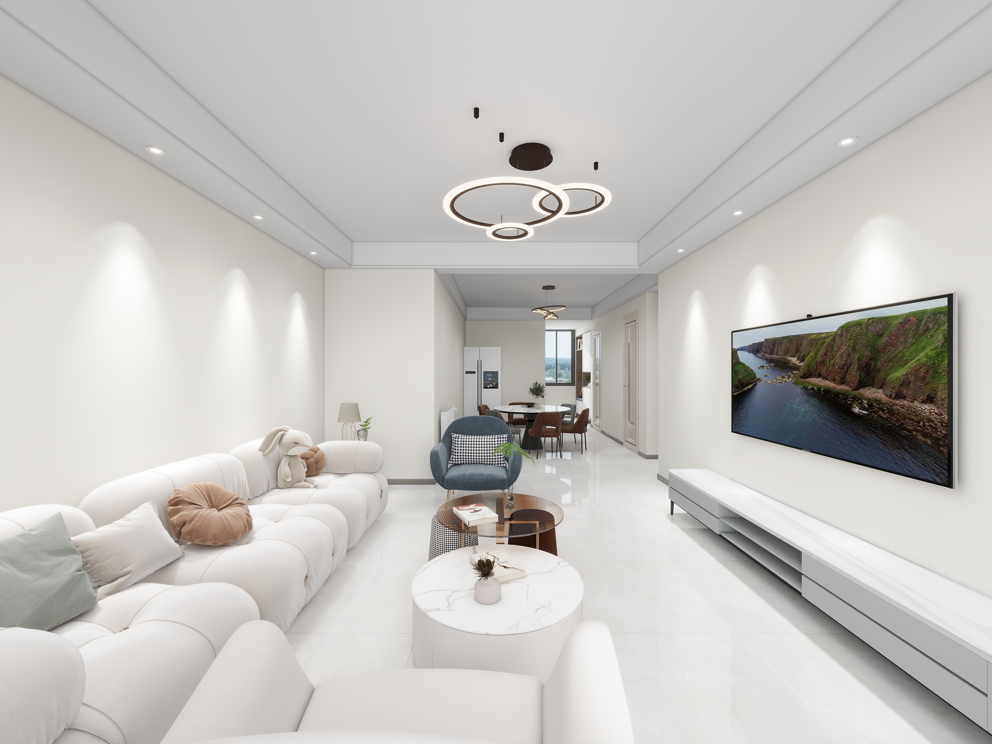 合肥双诚-M璘-望湖嘉苑140平方4室装修效果图