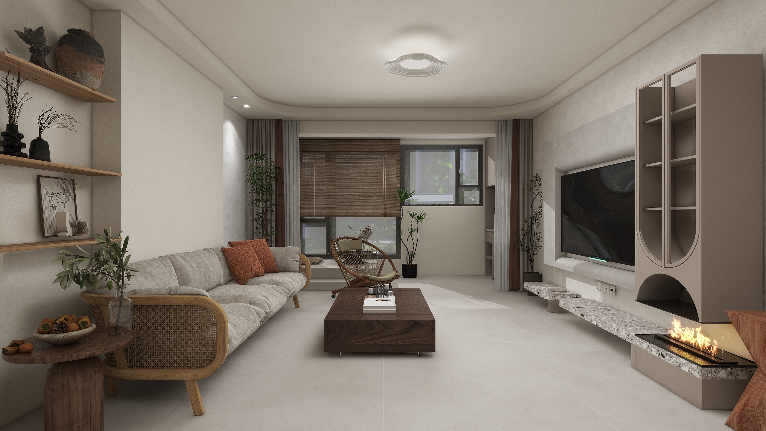 蜻蜓队长crTb-碧桂园·铂悦城125㎡4室装修效果图